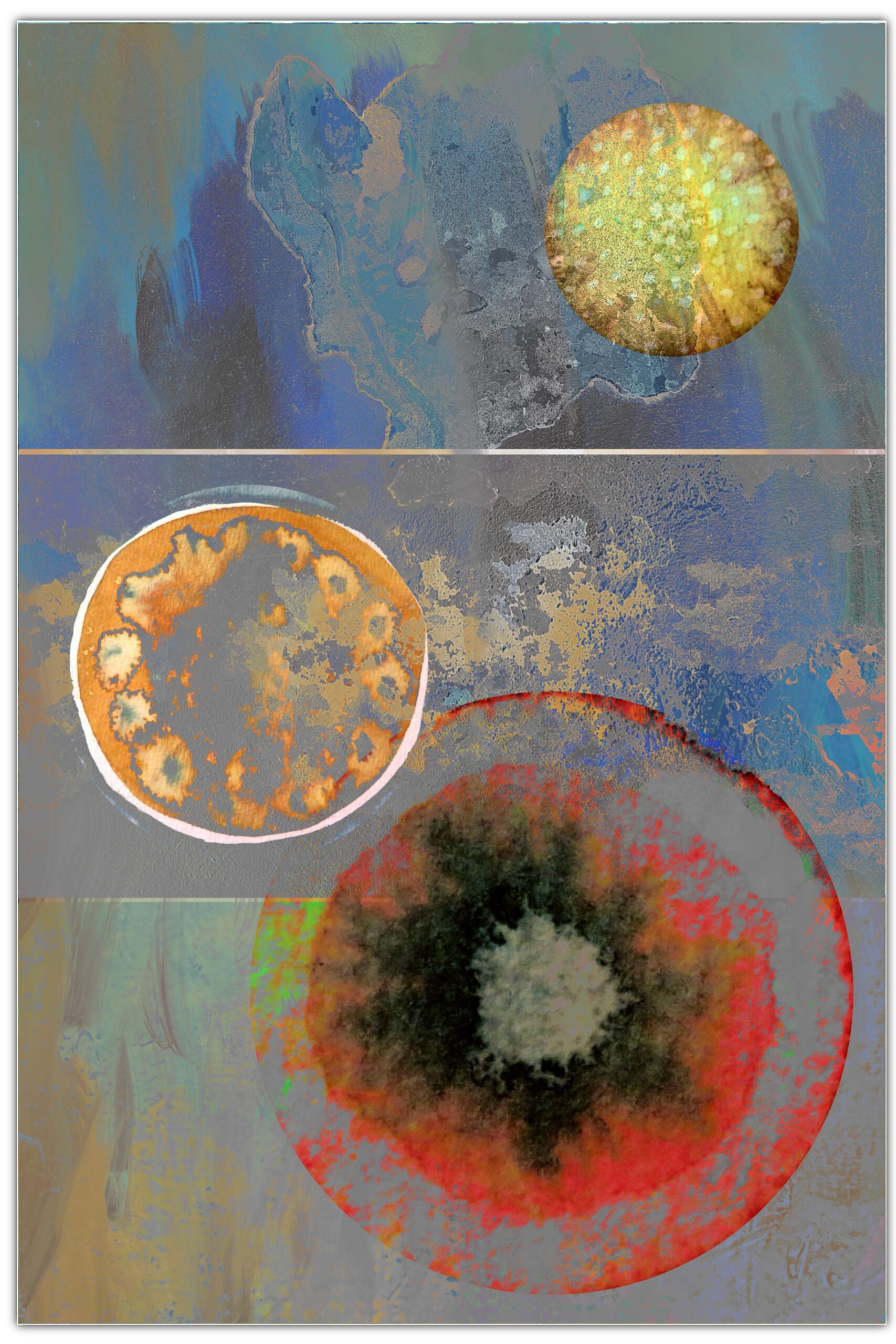 “Celestials 045”, Digital Art, Giclée on Canvas with Signature, 24×36 or 40×60, Limited Edition of 50