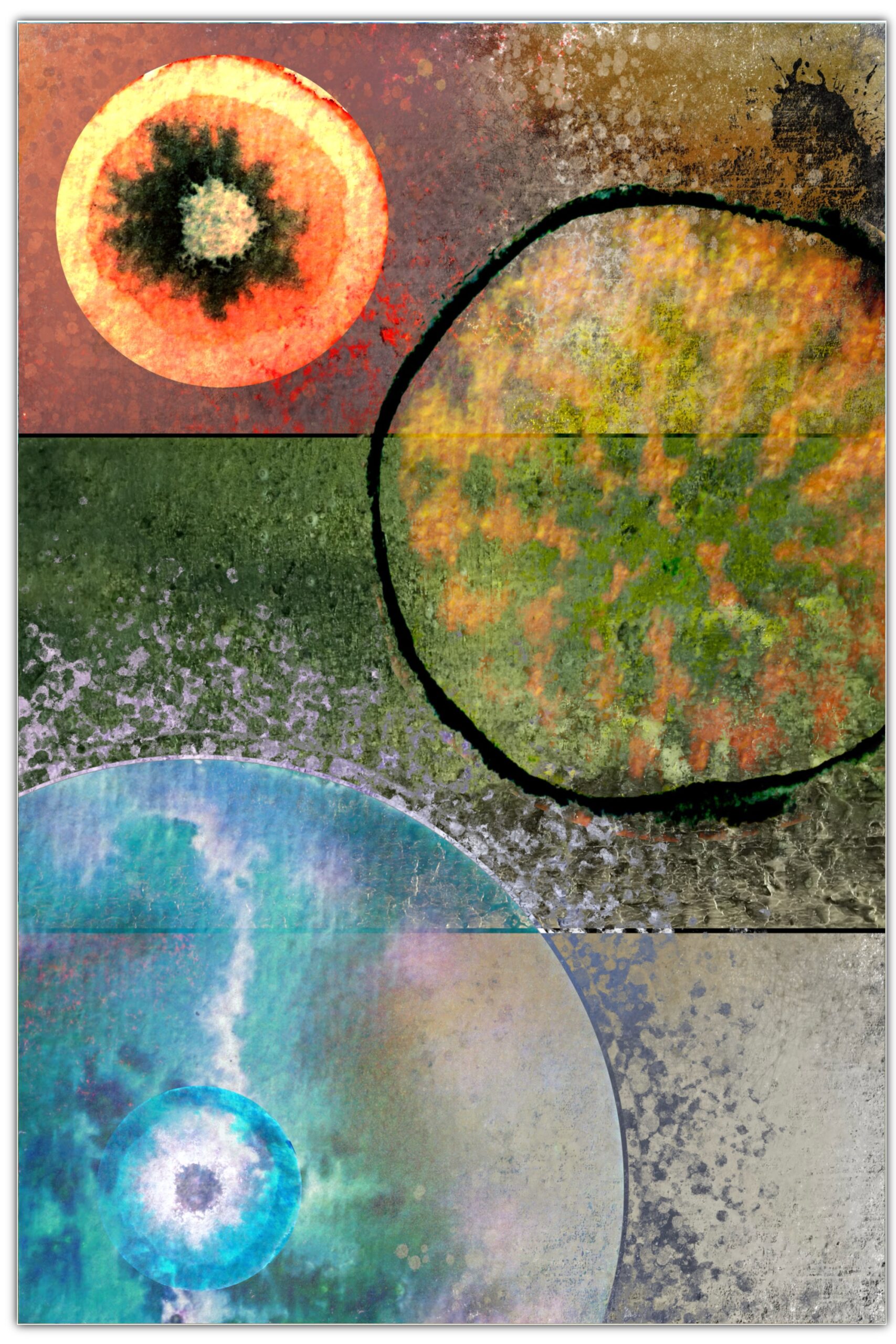 “Celestials 042”, Digital Art, Giclée on Canvas with Signature, 24×36 or 40×60, Limited Edition of 50