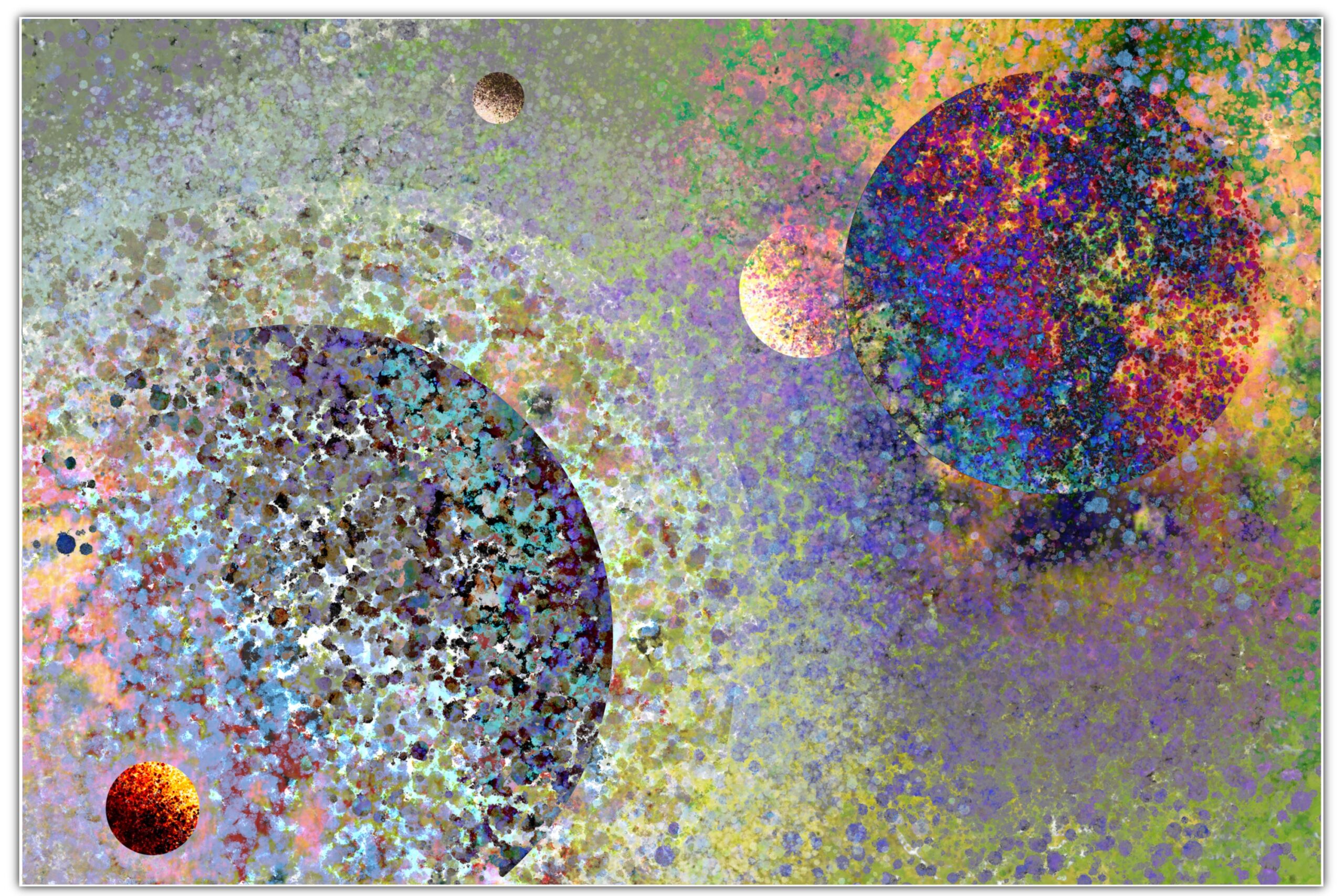 “Celestials 036”, Digital Art, Giclée on Canvas with Signature, 24×36 or 40×60, Limited Edition of 50