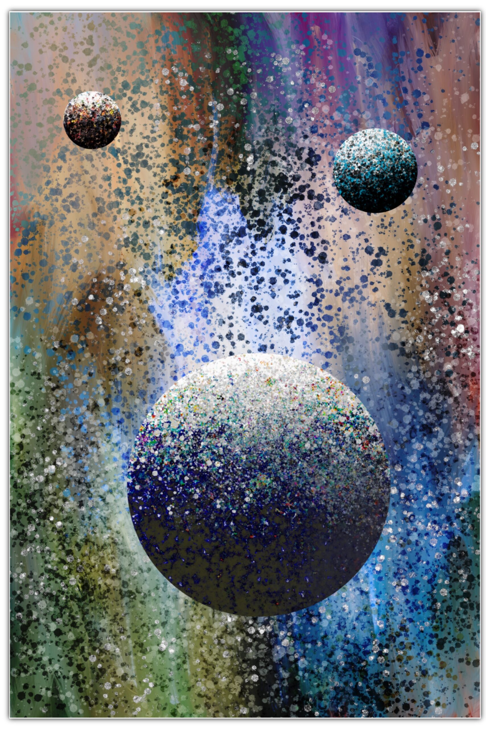 “Celestials 035”, Digital Art, Giclée on Canvas with Signature, 24×36 or 40×60, Limited Edition of 50
