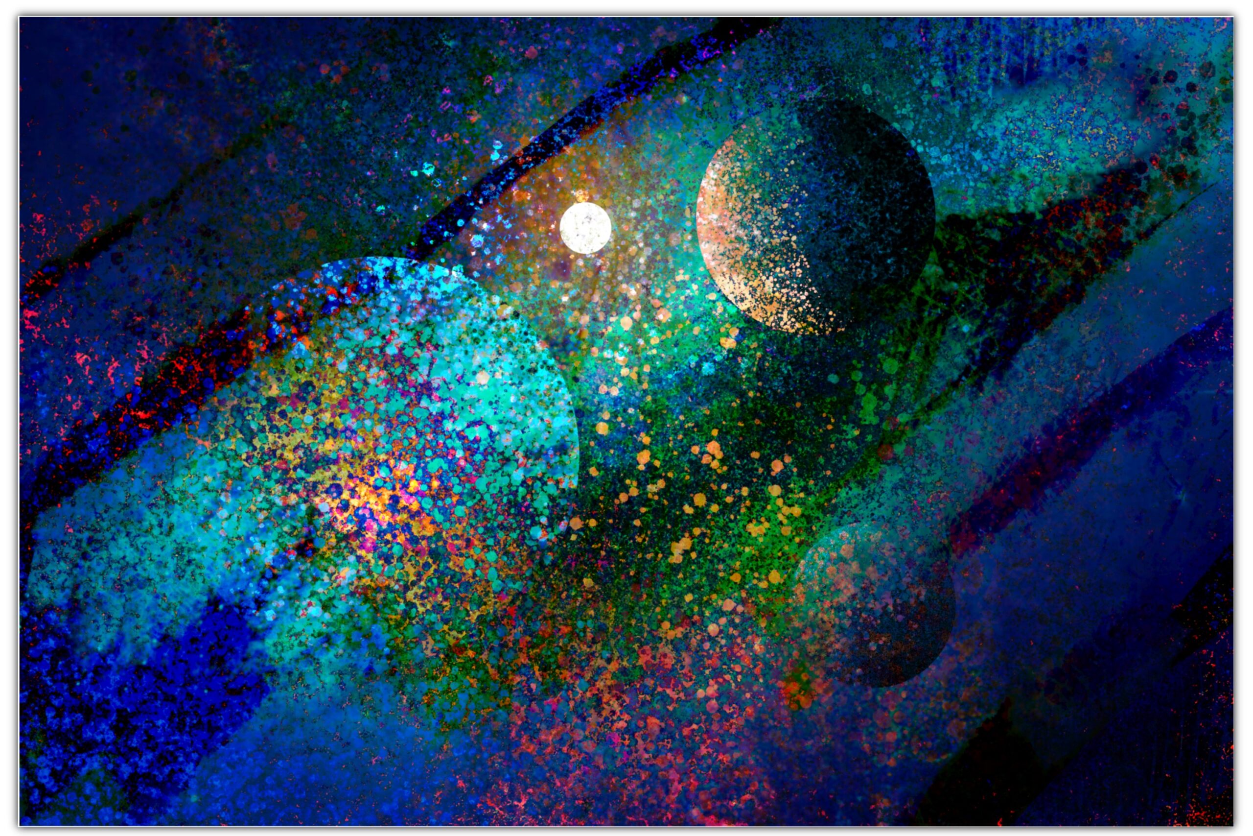 “Celestials 032”, Digital Art, Giclée on Canvas with Signature, 24×36 or 40×60, Limited Edition of 50