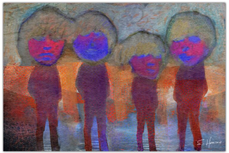 “Mop Tops Redux”, Digital Art, Giclée on Canvas with Signature, 24″x36″ or 40″x60″, Limited Edition of 50