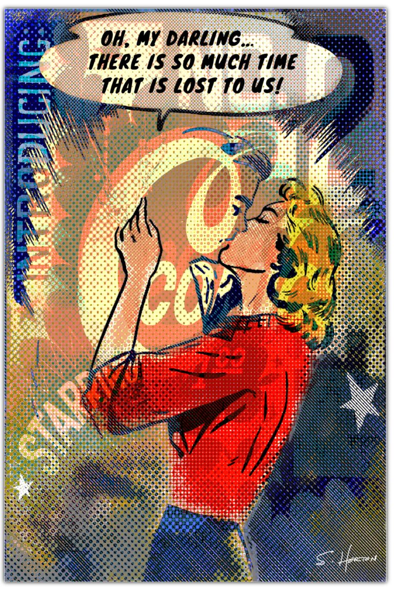 “Lost in Time”, Digital Art, Giclée on Canvas with Signature, 24″x36″ or 40”x60”, Limited Edition of 50