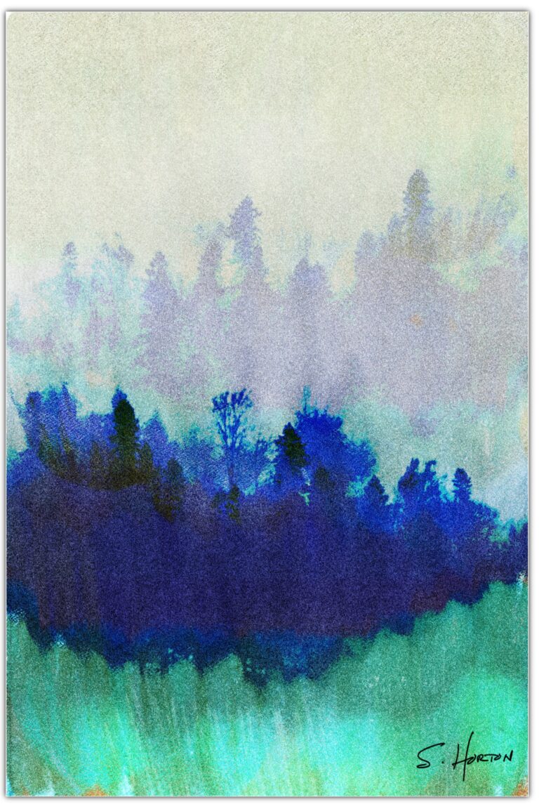 “Winter Woods”, Digital Painting, Giclee on Canvas with Signature, 30″x40″, Limited Edition of 50