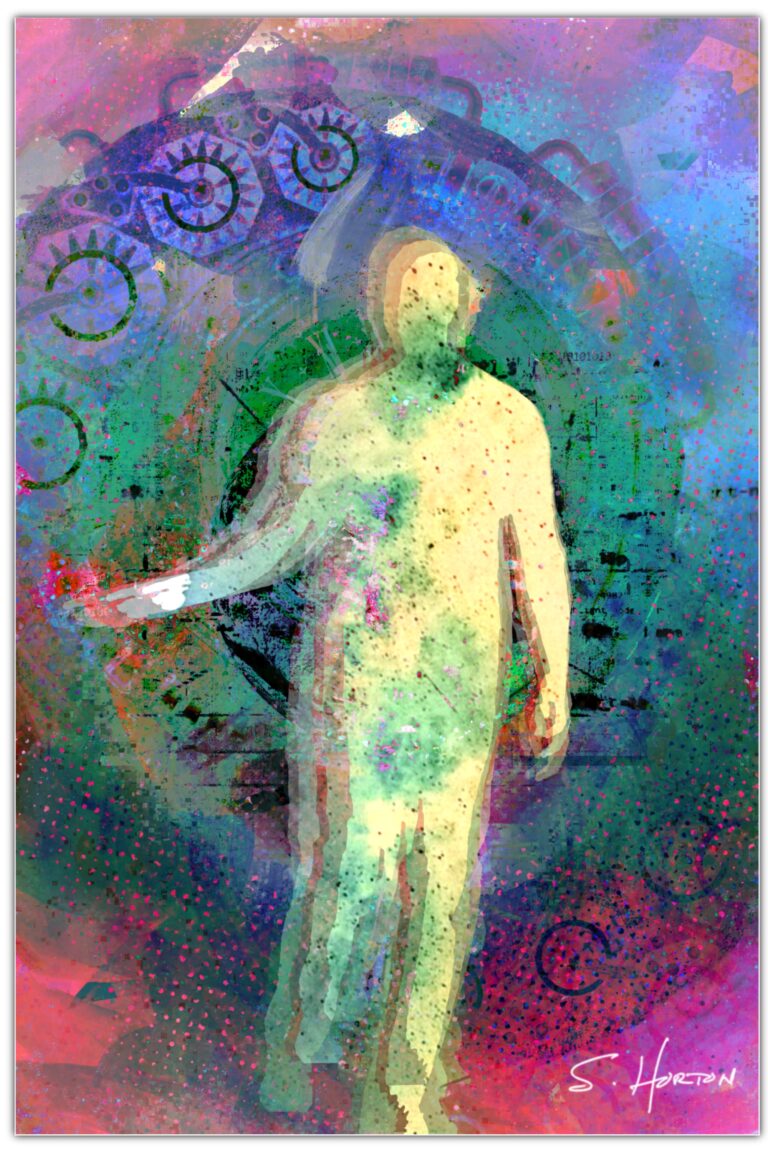 “Between Space and Time”, Digital Art, Giclée on Canvas with Signature, 24″x36″ or 40″x60″, Limited Edition of 50