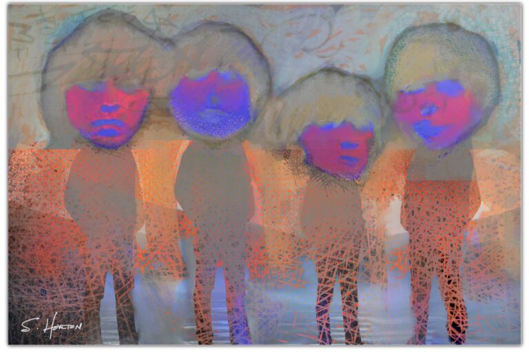 “Mop Tops”, Digital Art, Giclée on Canvas with Signature, 24″x36″ or 40″x60″, Limited Edition of 50