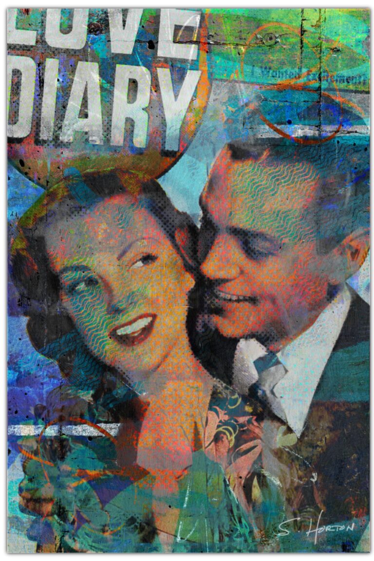 “Love Diary”, Digital Art, Giclée on Canvas with Signature, 24″x36″ or 40″x60″, Limited Edition of 50