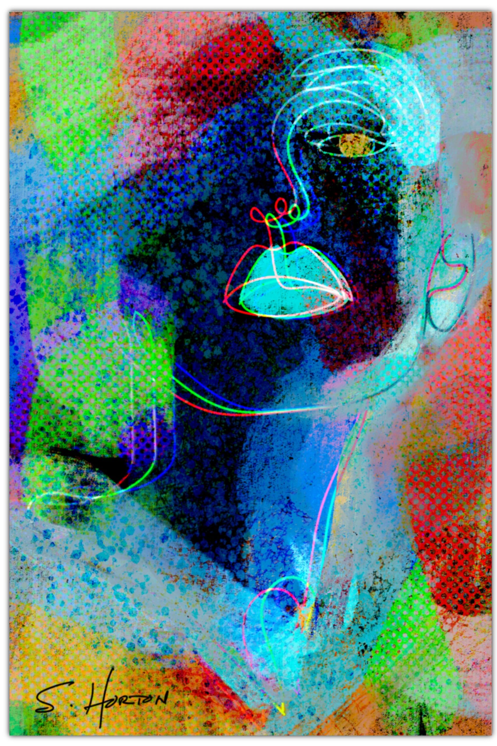 “Her Dark Mystique”, Digital Art, Giclée on Canvas with Signature, 24″x36″ or 40″x60″, Limited Edition of 50