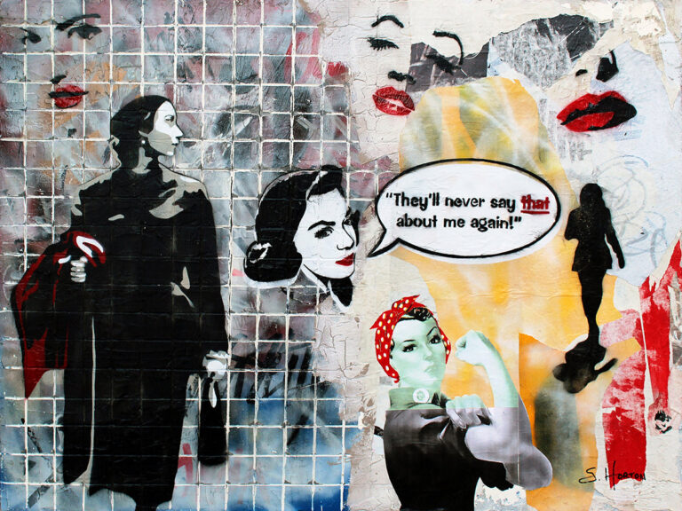 Color Me Red", 48"w x 36"h, Mixed Media on Board