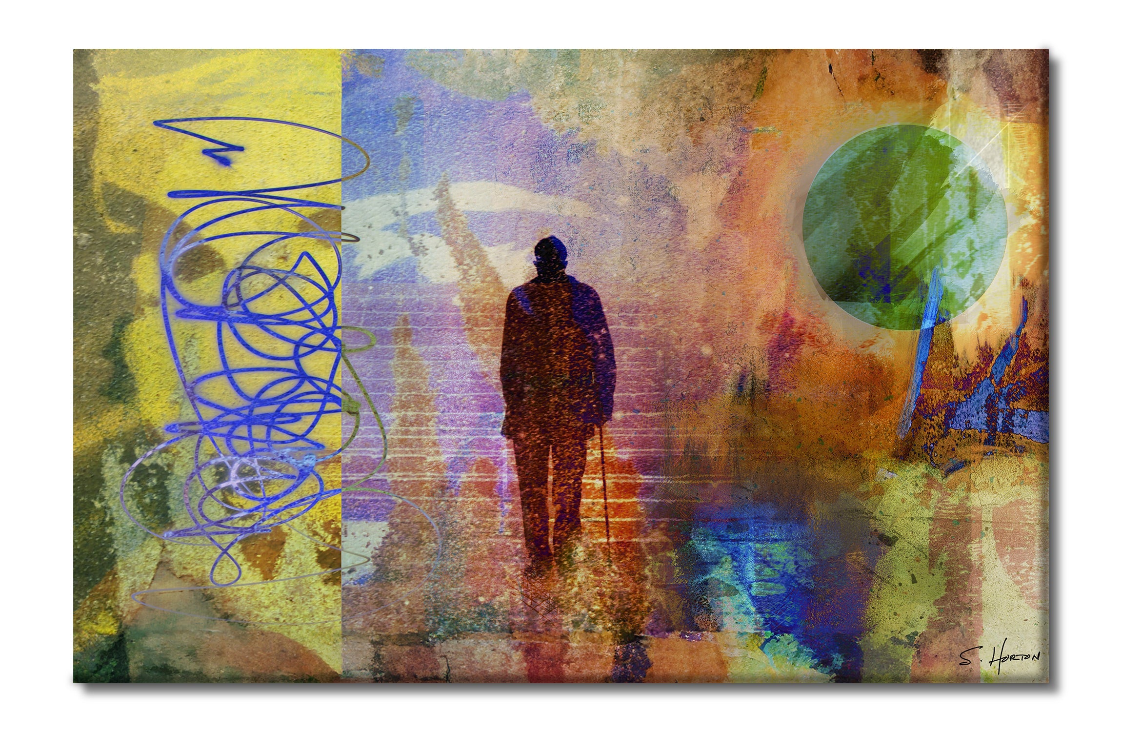 Ascension", Dreamcatchers, Surreal, Digital Art, Giclée on Canvas with Signature, 26"x40", Limited Edition of 50