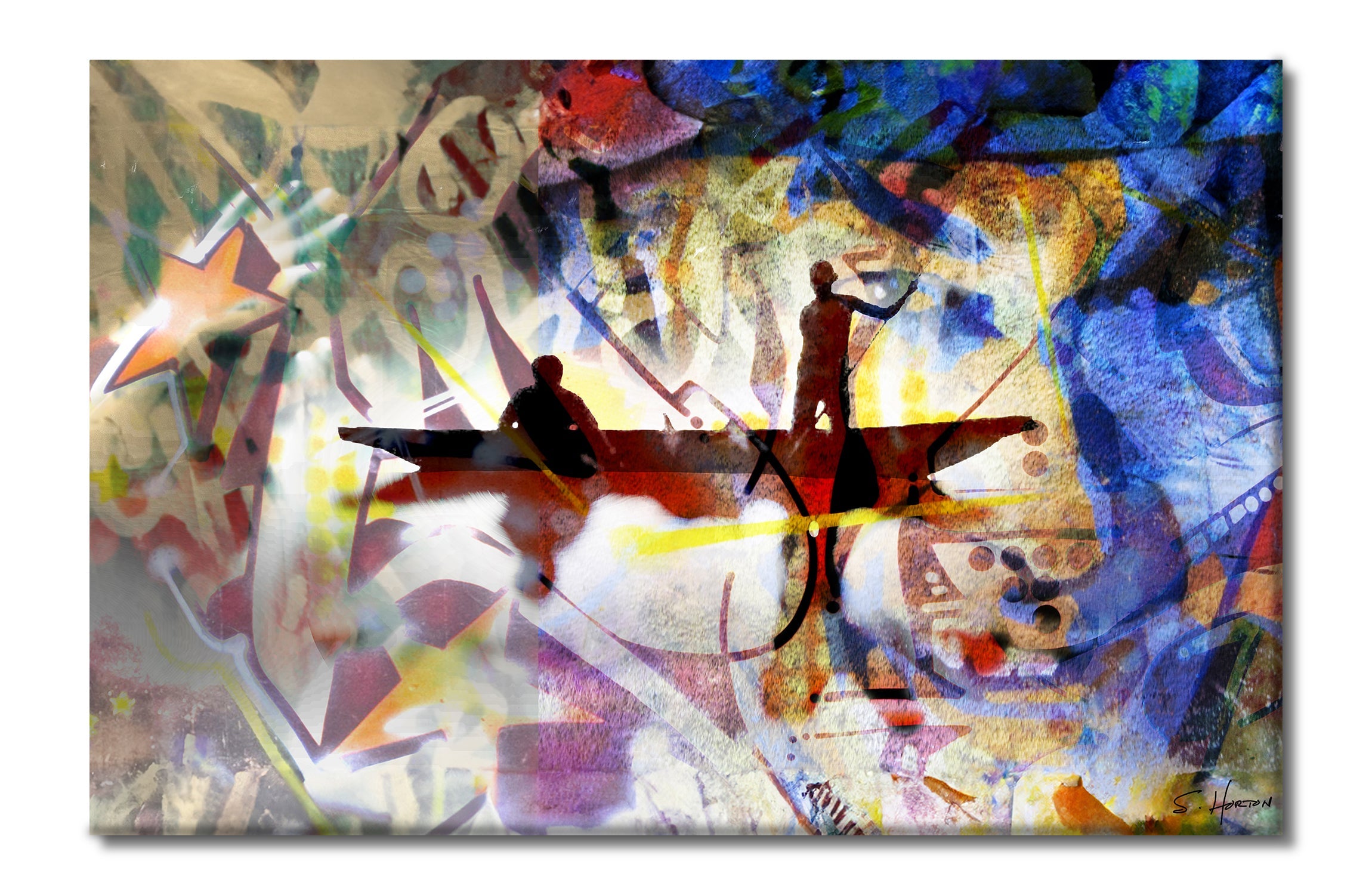 The Ferryman", Dreamcatchers, Surreal, Digital Art, Giclée on Canvas with Signature, 26"x40", Limited Edition of 50