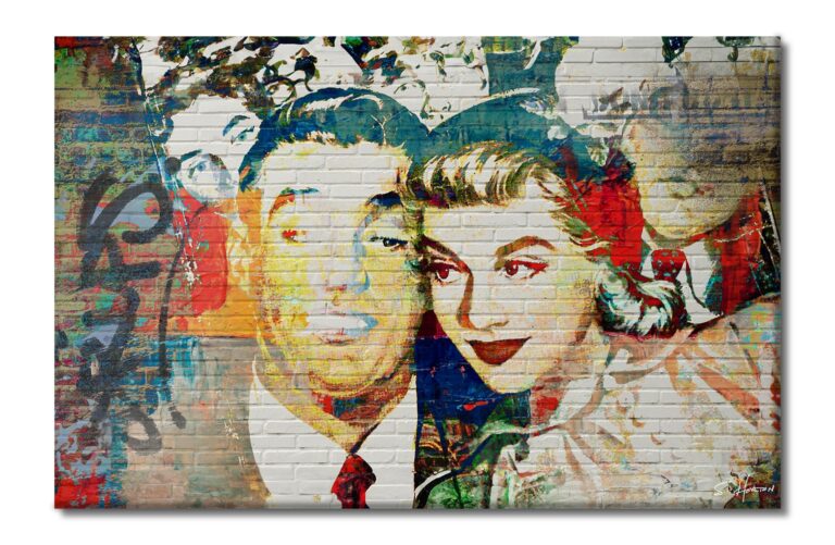 I'll Be Watching You", Neon Love Series, Digital Art, Giclée on Canvas with Signature, 26"x40", Limited Edition of 50