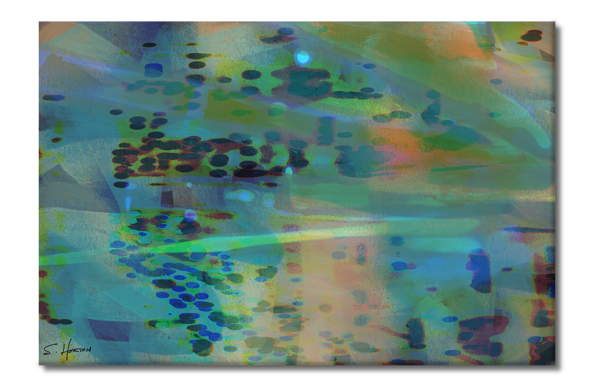 City Centric" 006, Abstract, Digital Art, Giclée on Canvas with Signature, 24"x36" or 40"x60", Limited Edition of 50