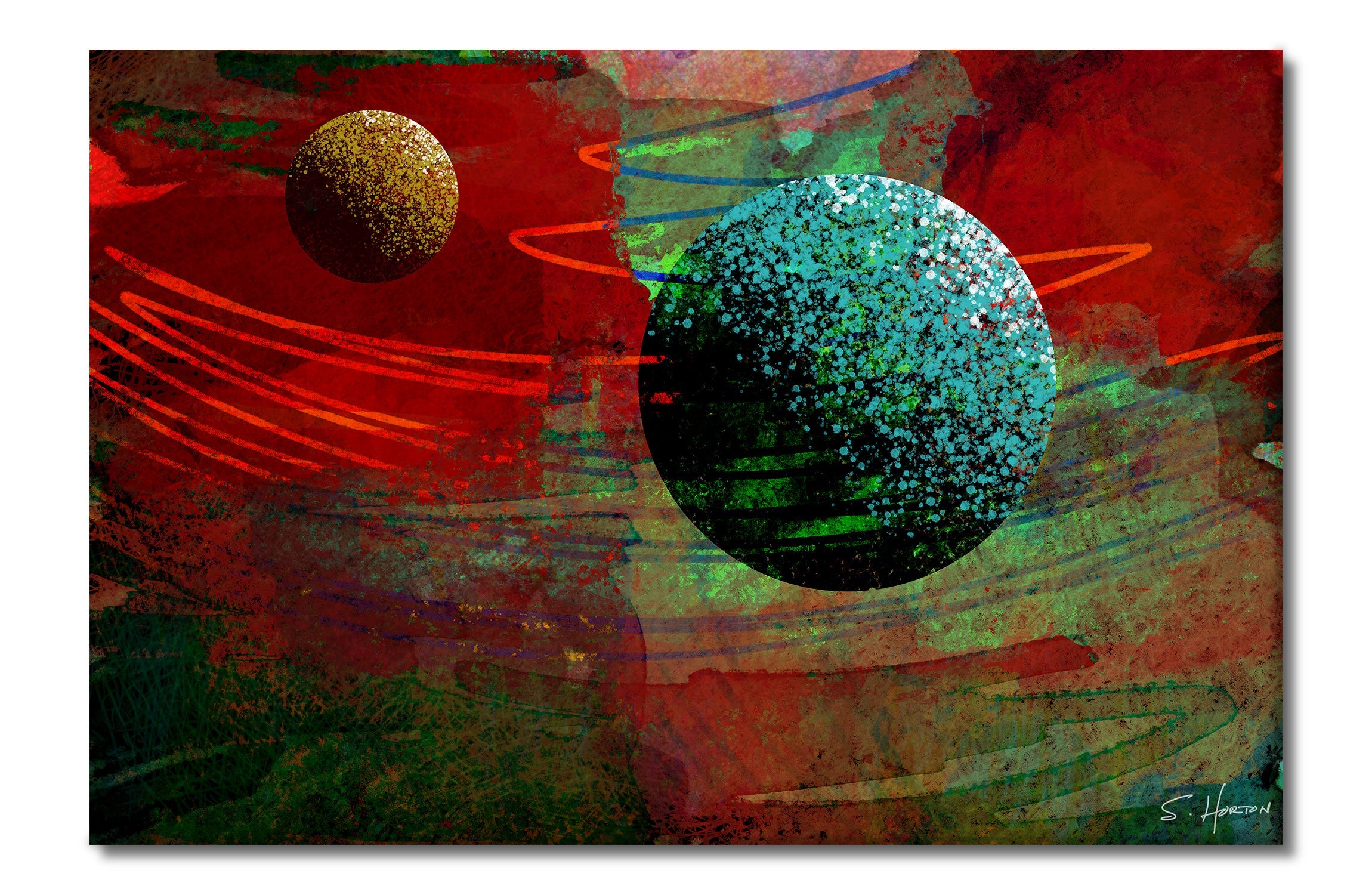 Celestials 018, Digital Art, Giclée on Canvas with Signature, 24x36 or 40x60, Limited Edition of 50