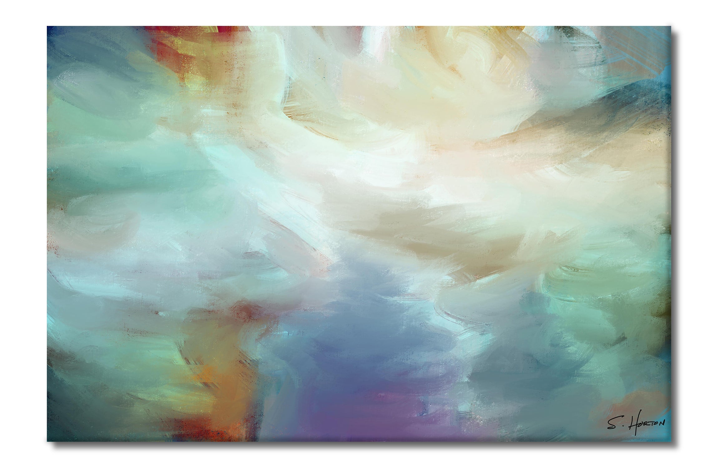 A River Runs Through It", Digital Art, Giclee on Canvas with Signature, 24"x36" or 40"x60", Limited Edition of 50