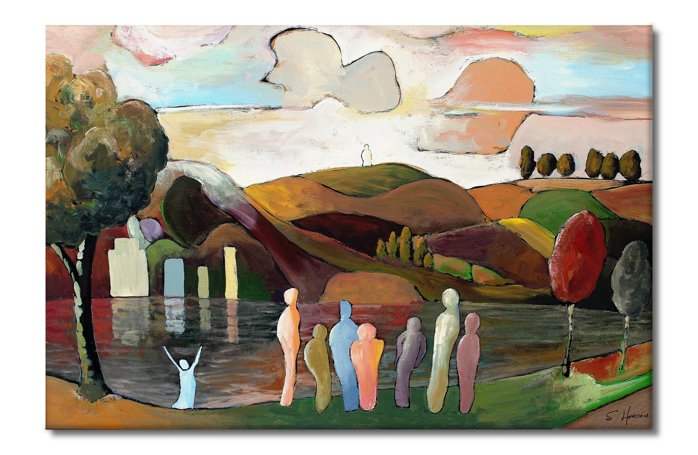 The Gathering", Fine Art, Giclée on Canvas with Signature, 24"x36" or 40"x60", Limited Edition of 50