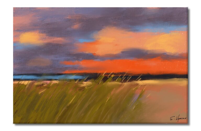 Grassy Fields", Digital Art, Giclee on Canvas with Signature, 24"x36" or 40"x60", Limited Edition of 50
