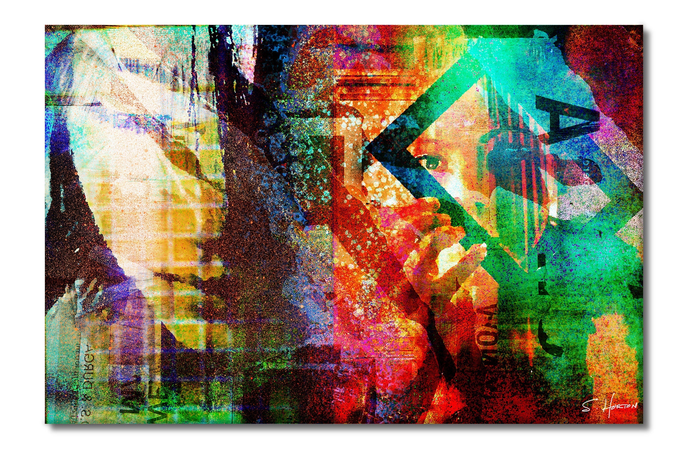 A Thoughtful Moment", Digital Art, Giclée on Canvas with Signature, 24"x36" or 40"x60", Limited Edition of 50