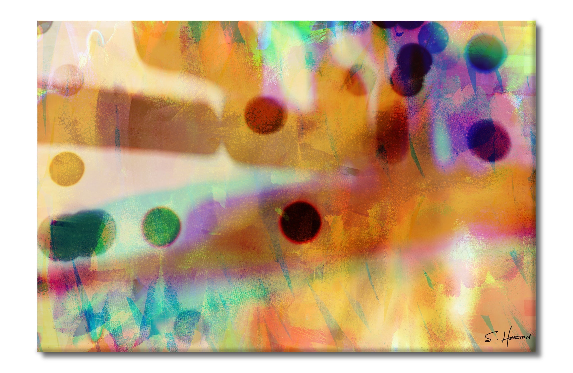 City Centric" 001, Abstract, Digital Art, Giclée on Canvas with Signature, 24"x36" or 40"x60", Limited Edition of 50