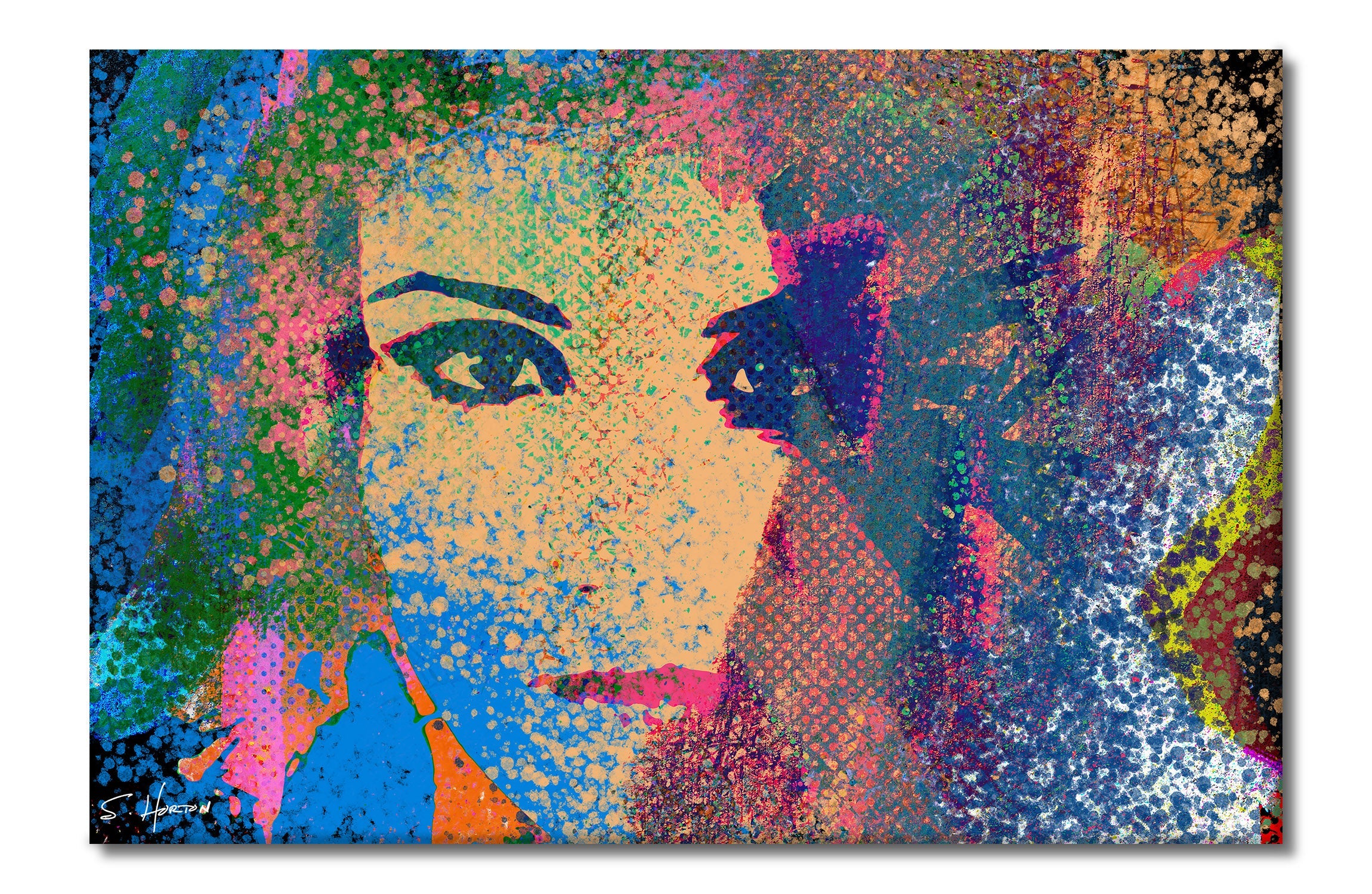She Moves in Mysterious Ways", Digital Art, Giclée on Canvas with Signature, 24"x36" or 40"x60", Limited Edition of 50