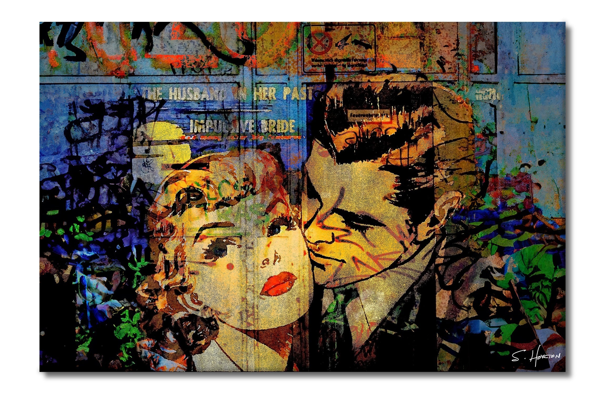 Neon Love Series, Digital Art, Giclee on Canvas with Signature, 24"x36" or 40"x60", Limited Edition of 50