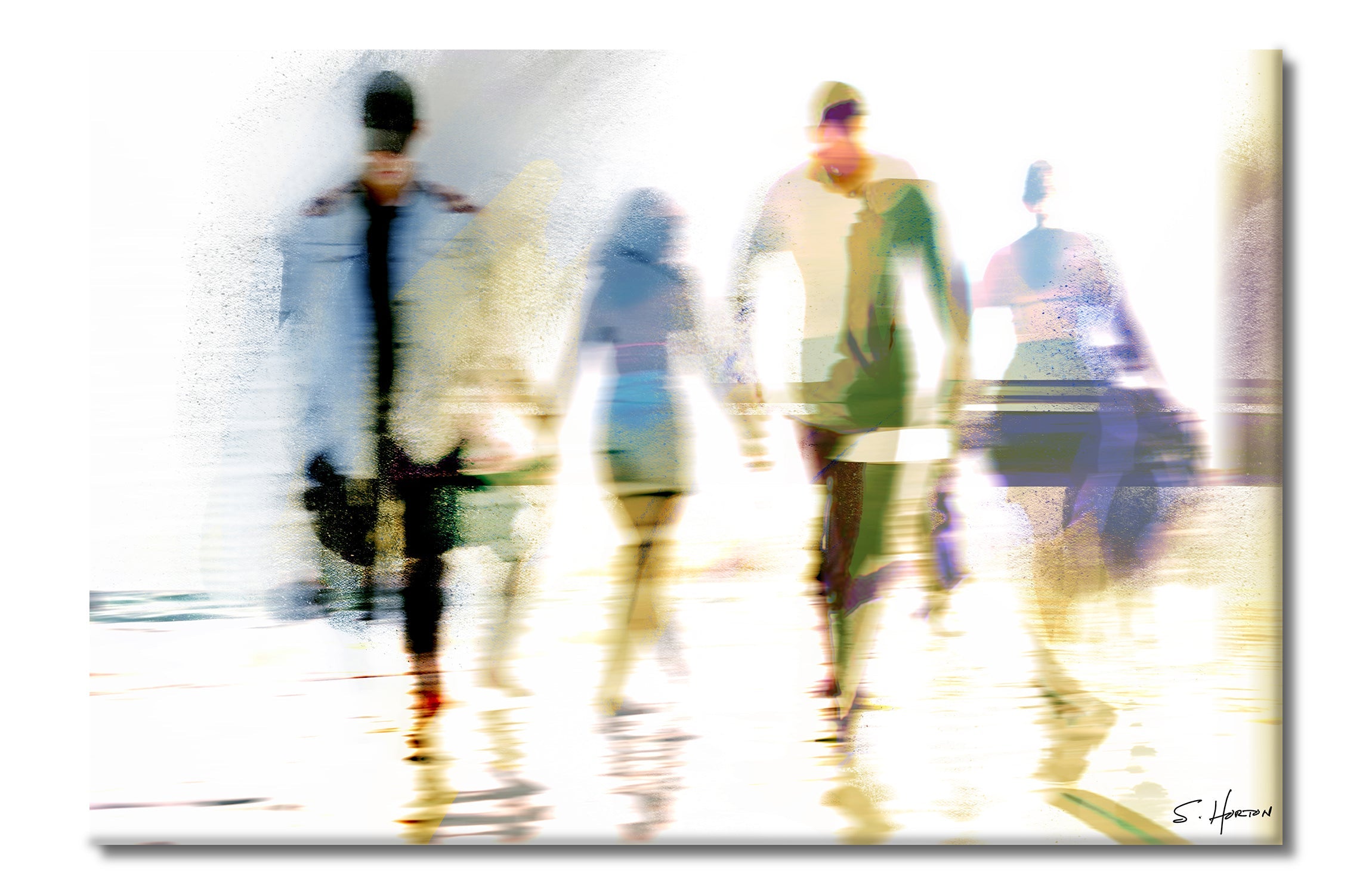 Social Symphony 002", Digital Art, Giclee on Canvas with Signature, 24"x36" or 40"x60", Limited Edition of 50