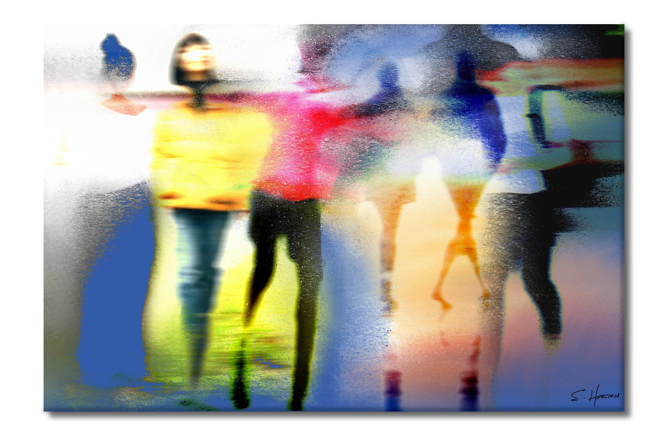 Social Symphony 009", Digital Art, Giclee on Canvas with Signature, 24"x36" or 40"x60", Limited Edition of 50