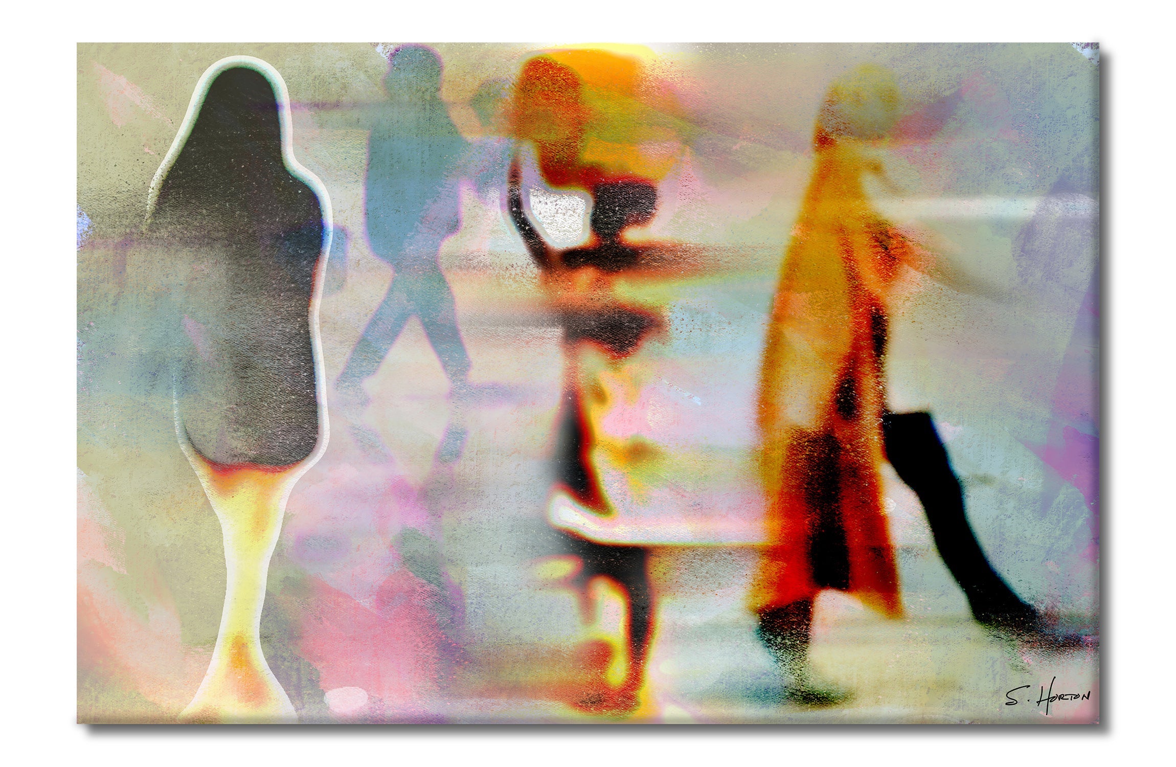 Social Symphony 003", Digital Art, Giclee on Canvas with Signature, 24"x36" or 40"x60", Limited Edition of 50