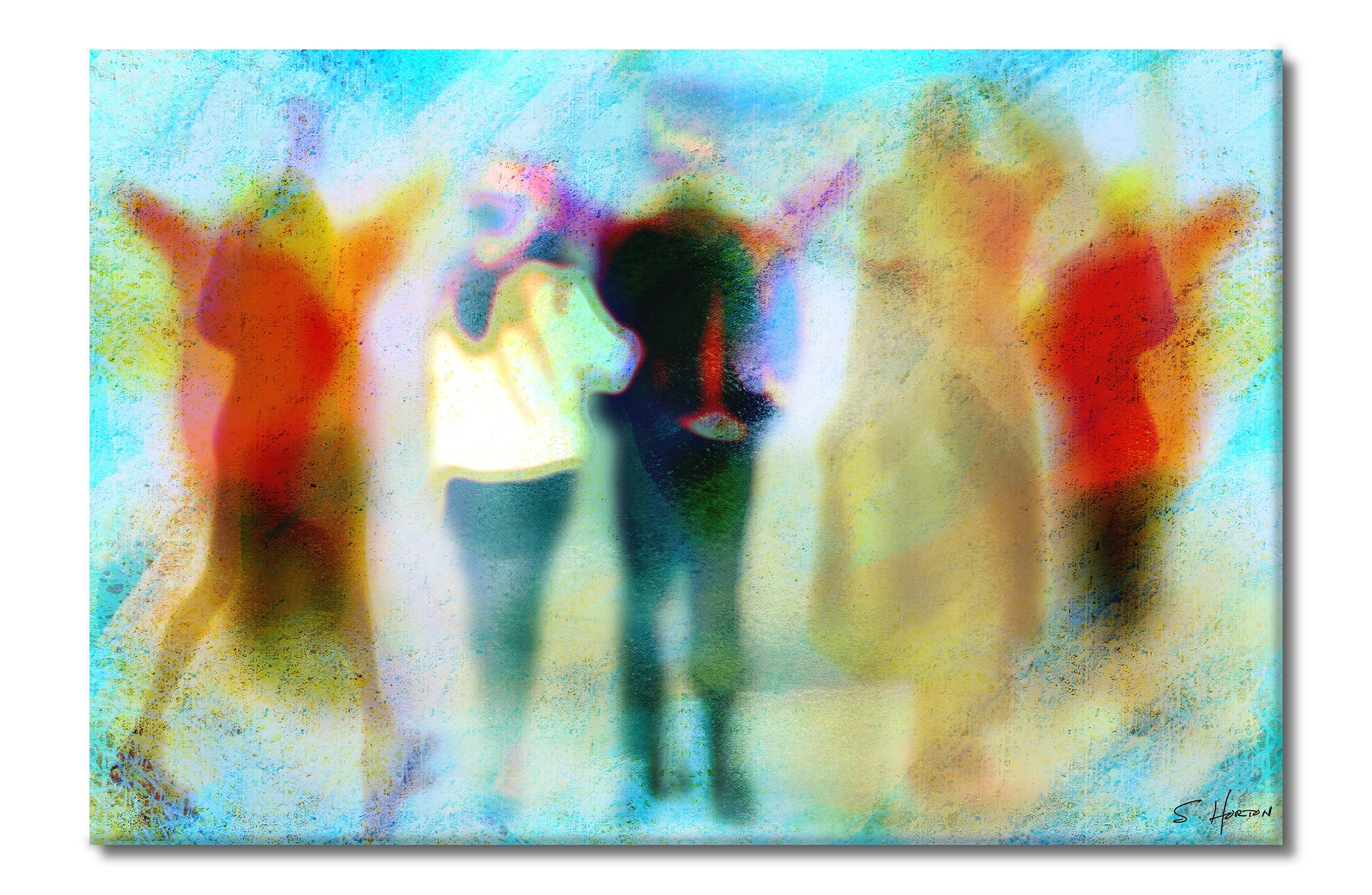 Social Symphony 008", Digital Art, Giclee on Canvas with Signature, 24"x36" or 40"x60", Limited Edition of 50