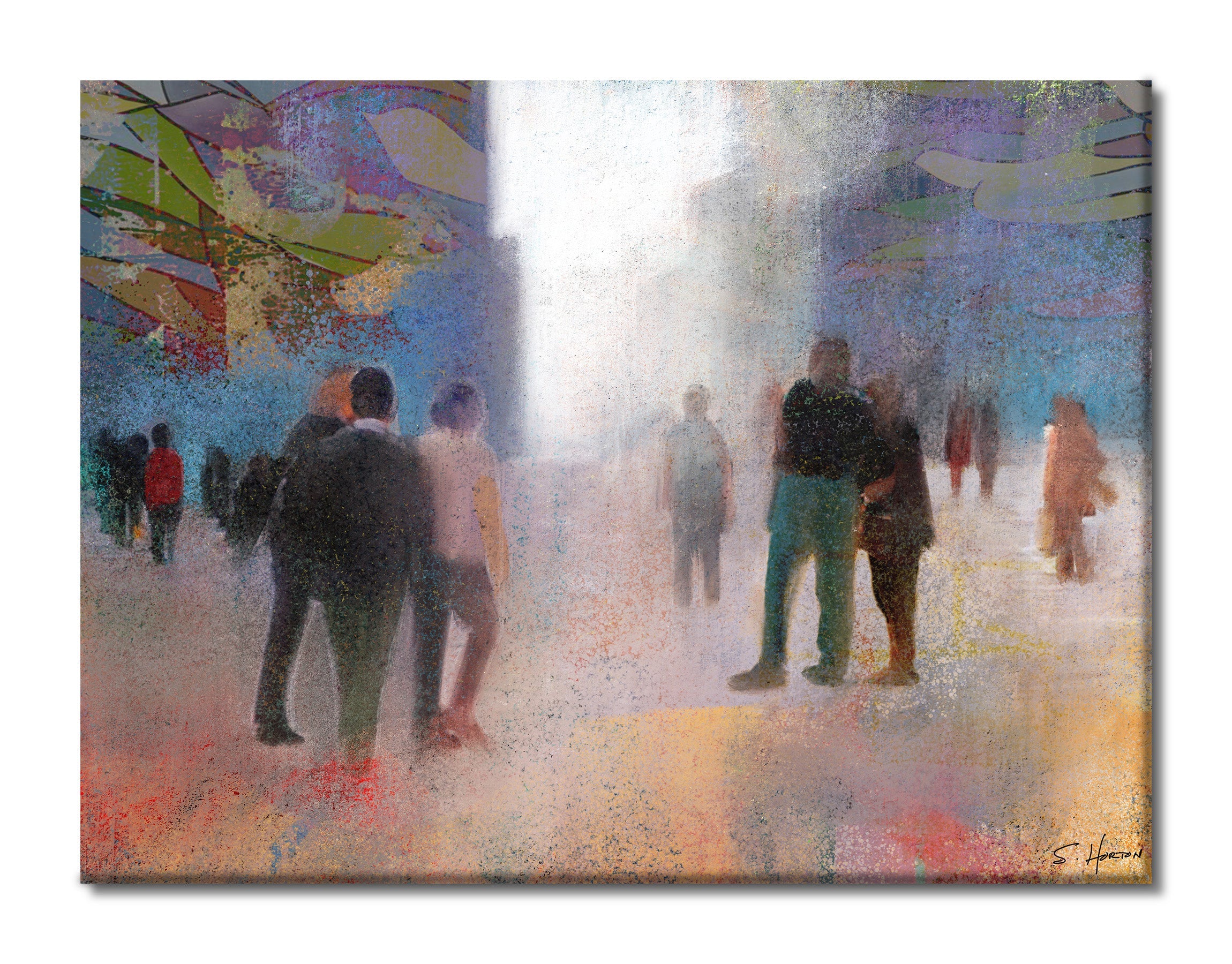 Sightseers", Digital Art, Giclée on Canvas with Signature, 30"x40", Limited Edition of 50