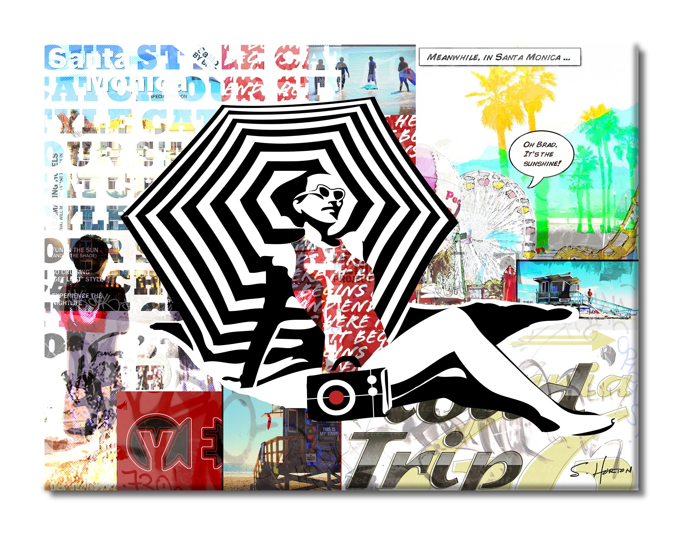 It's The Sunshine", Digital Art, Giclée on Canvas with Signature, 30"x40", Limited Edition of 50