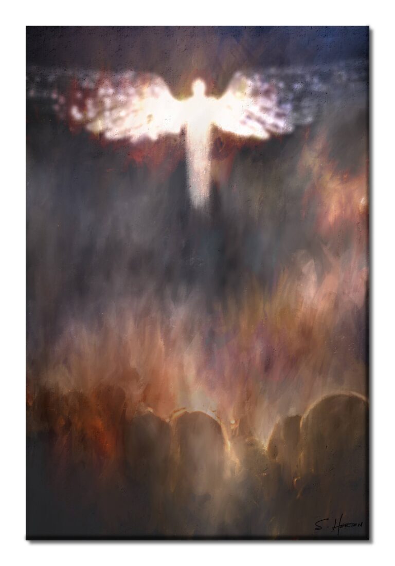 The Herald", Digital Art, Giclée on Canvas with Signature, 24"x36" or 40"x60", Limited Edition of 50