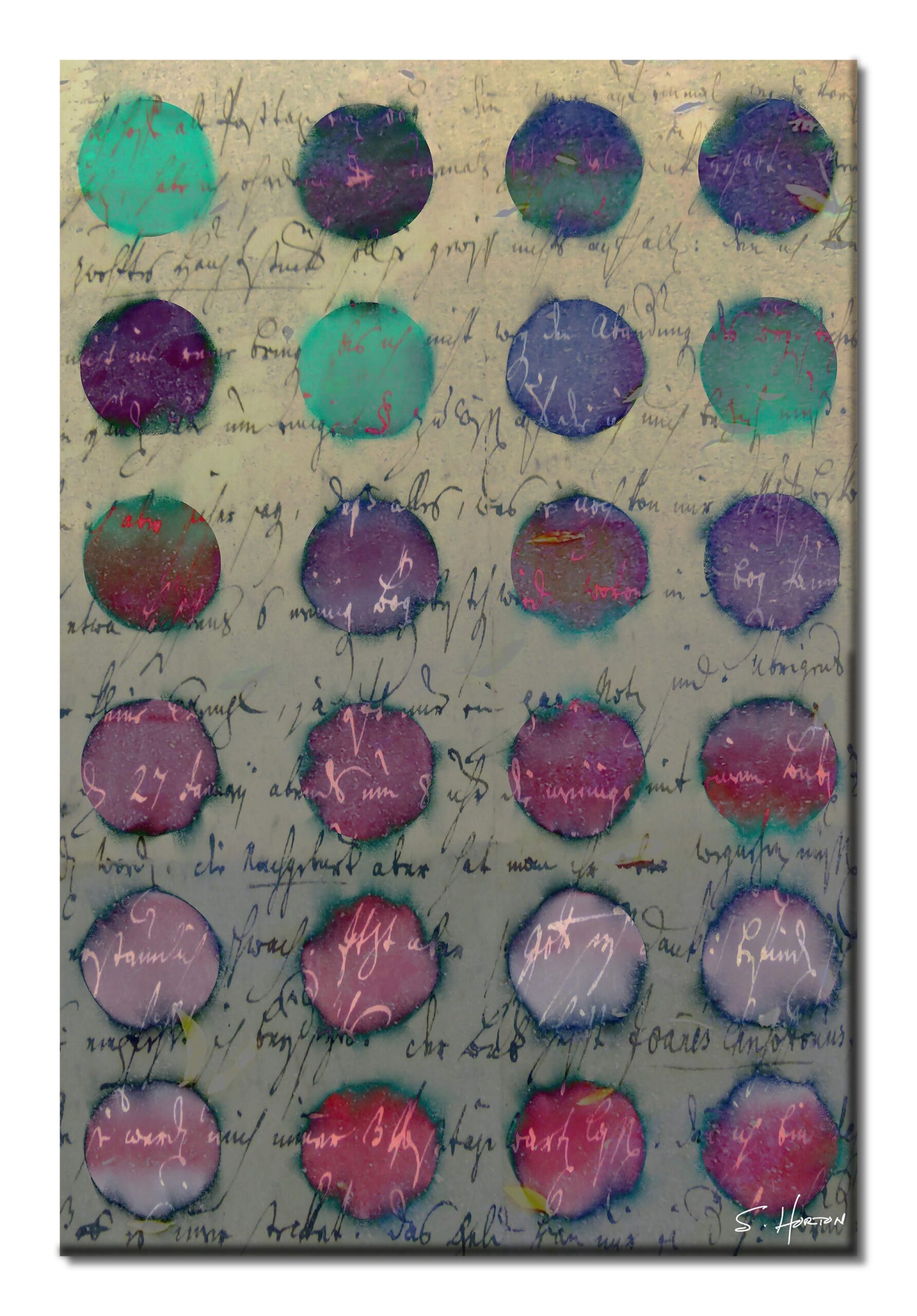 Day in the Life", Abstract, Digital Art, Giclée on Canvas with Signature, 24"x36" or 40"x60", Limited Edition of 50