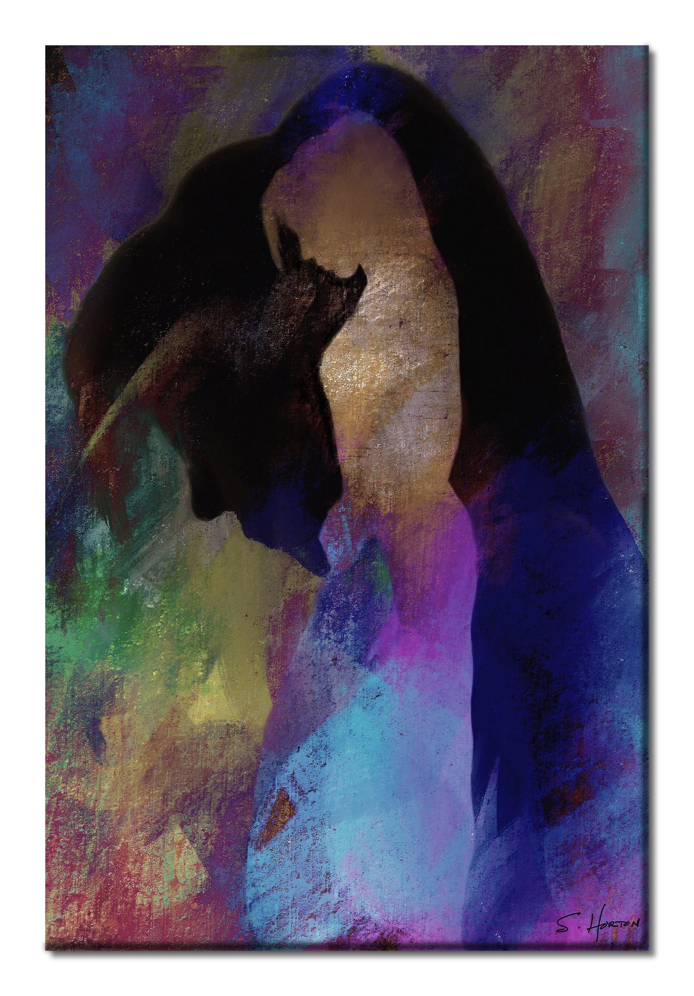 Solemn Wish", Digital Art, Giclée on Canvas with Signature, 24"x36" or 40"x60", Limited Edition of 50