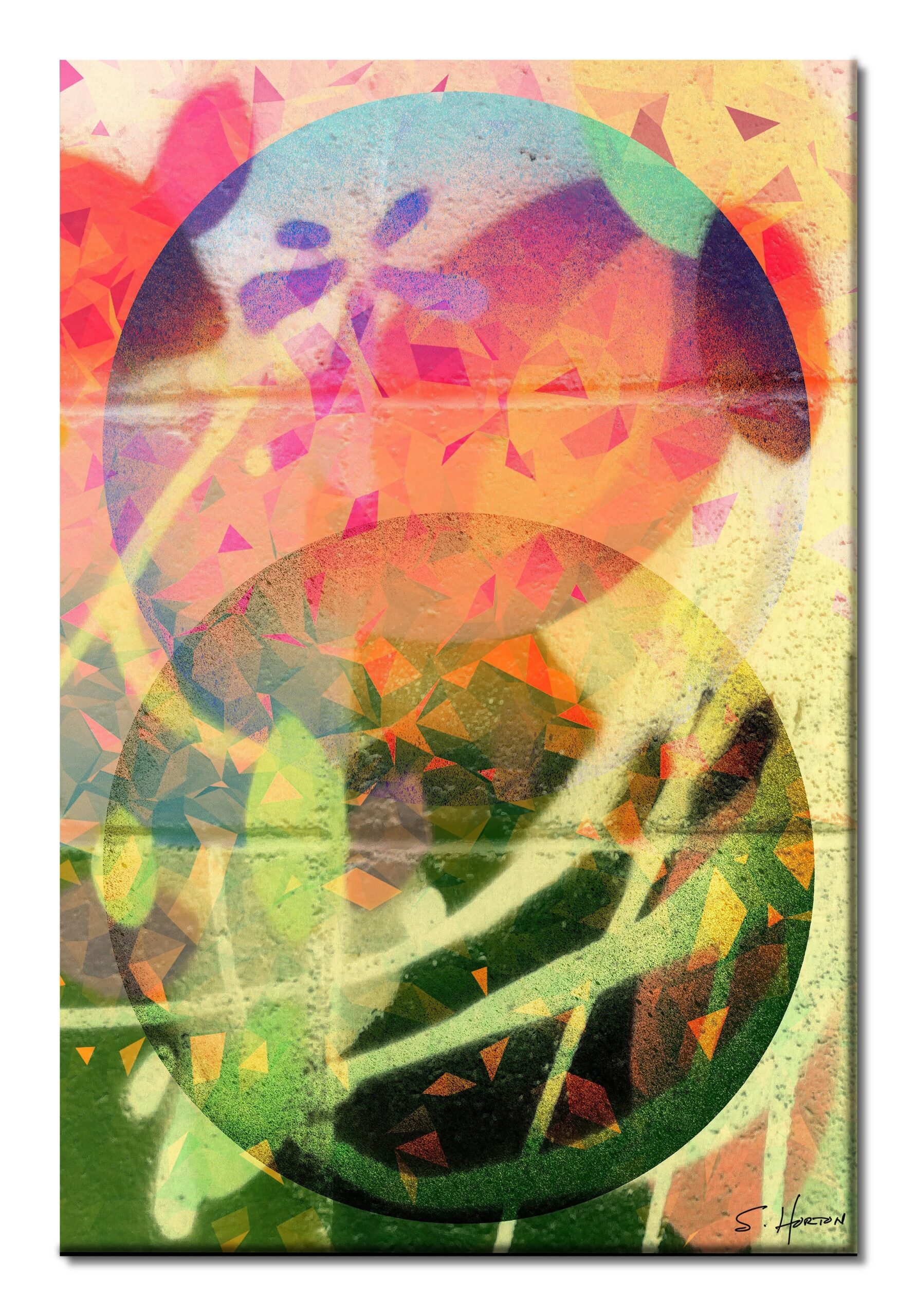 Heaven & Earth", Abstract, Digital Art, Giclée on Canvas with Signature, 24"x36" or 40"x60", Limited Edition of 50