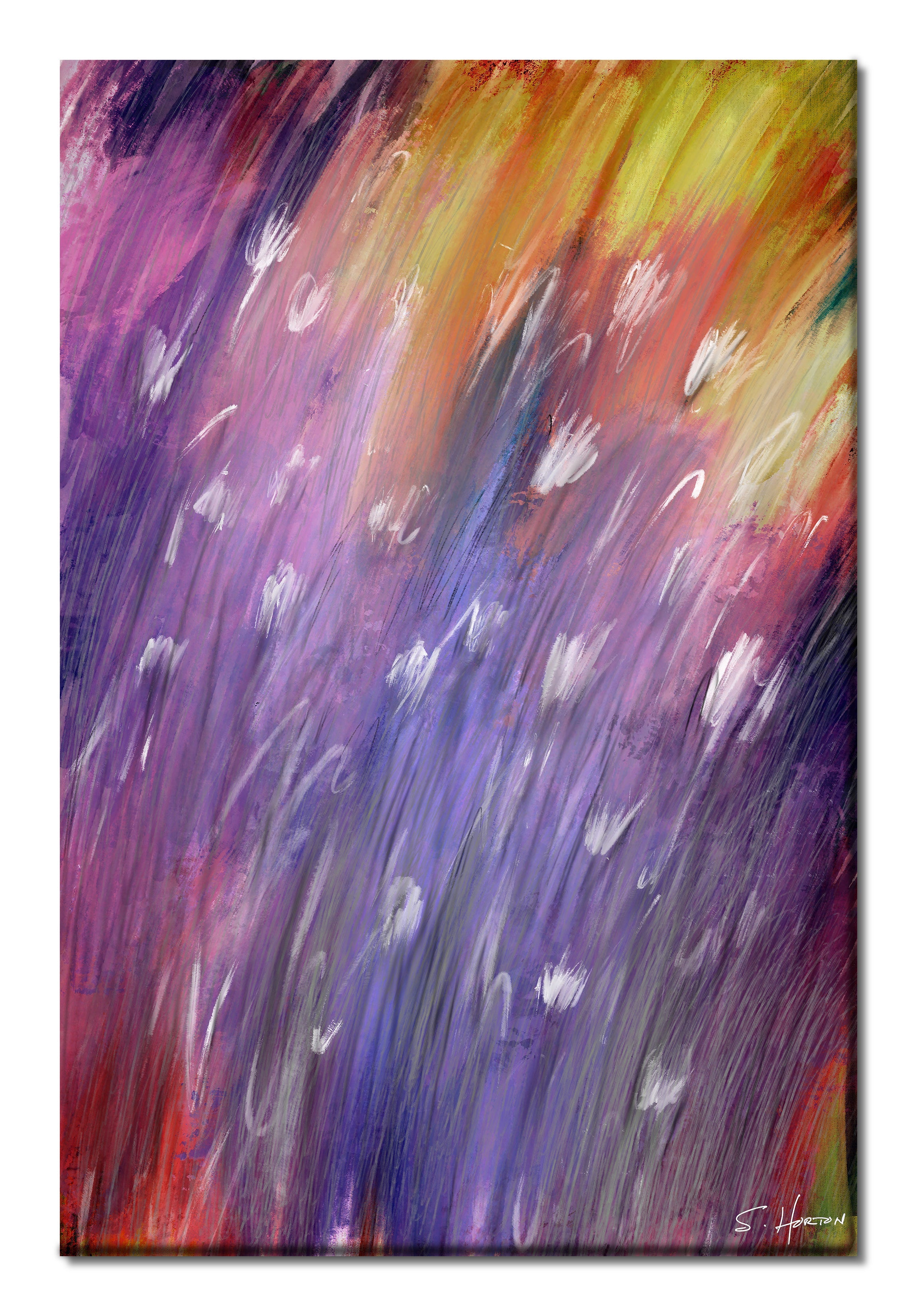 Fox Tail", Digital Art, Giclee on Canvas with Signature, 24"x36" or 40"x60", Limited Edition of 50