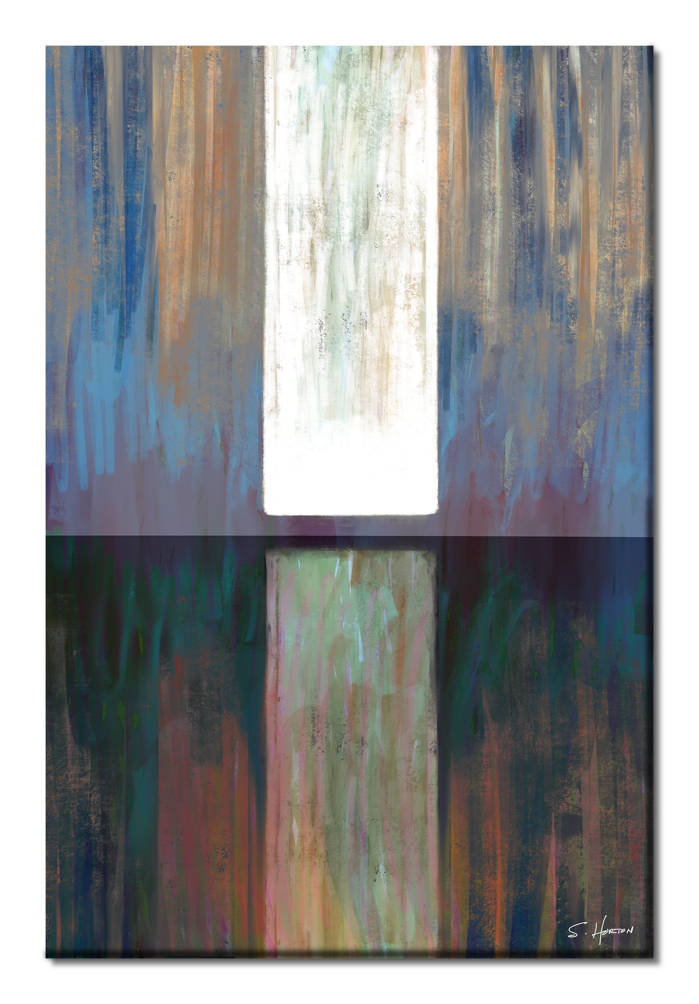 A Way Through", Abstract, Digital Art, Giclée on Canvas with Signature, 24"x36" or 40"x60", Limited Edition of 50