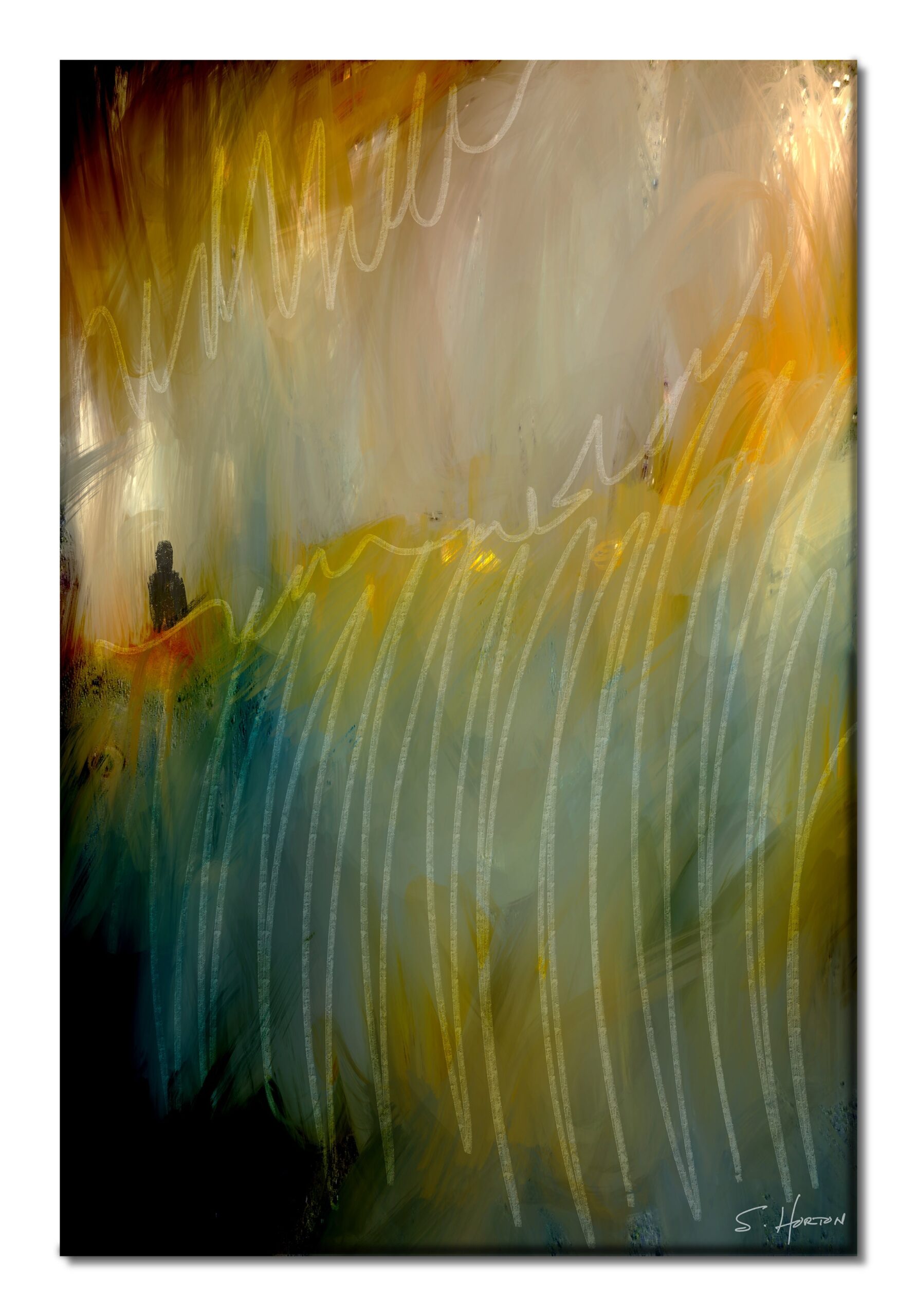 Along The Forest Path", Digital Art, Giclee on Canvas with Signature, 24"x36" or 40"x60", Limited Edition of 50