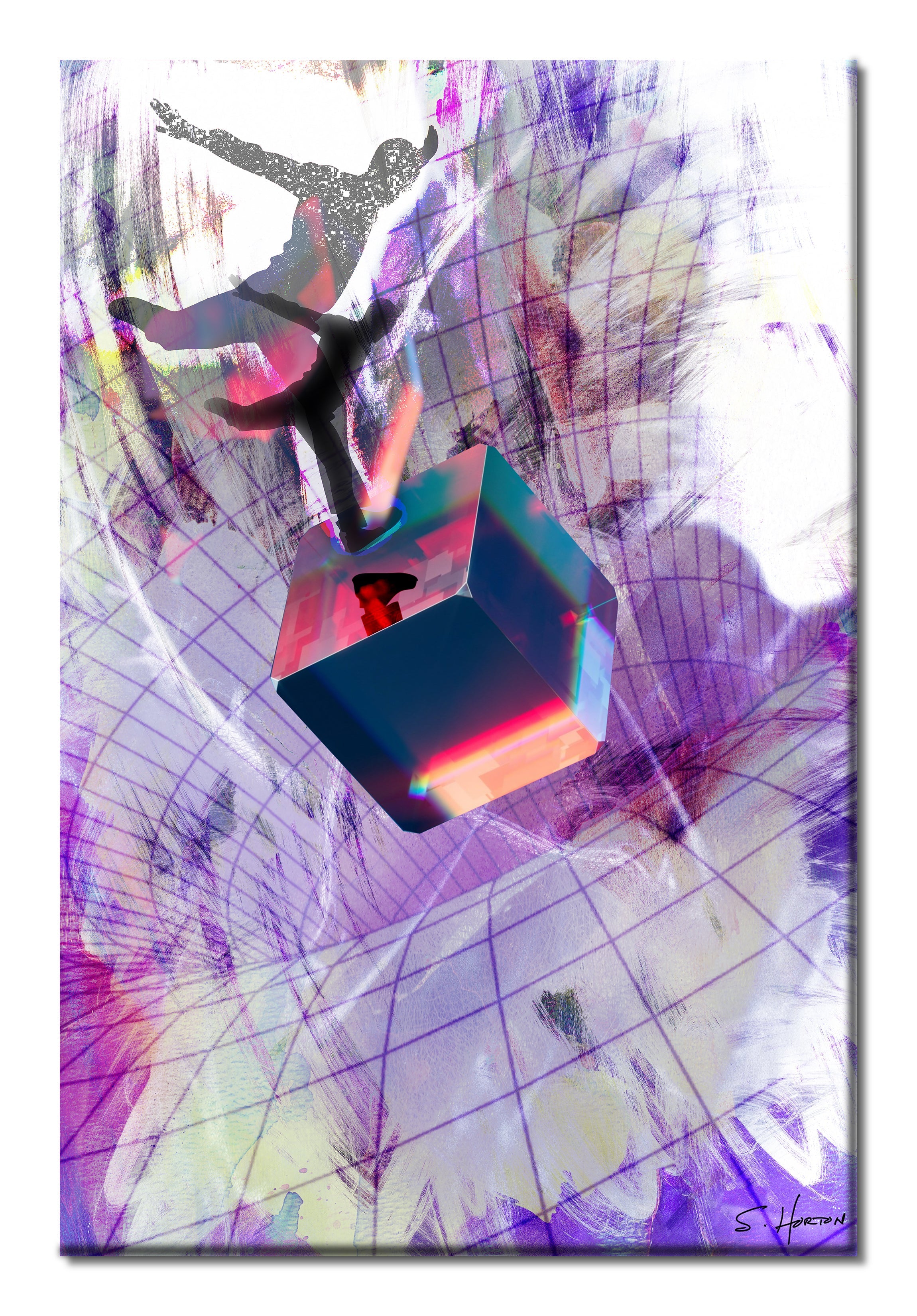 Sticking The Landing", Dreamcatchers, Surreal, Digital Art, Giclee on Canvas with Signature, 24"x36" or 40"x60", Limited Edition of 50