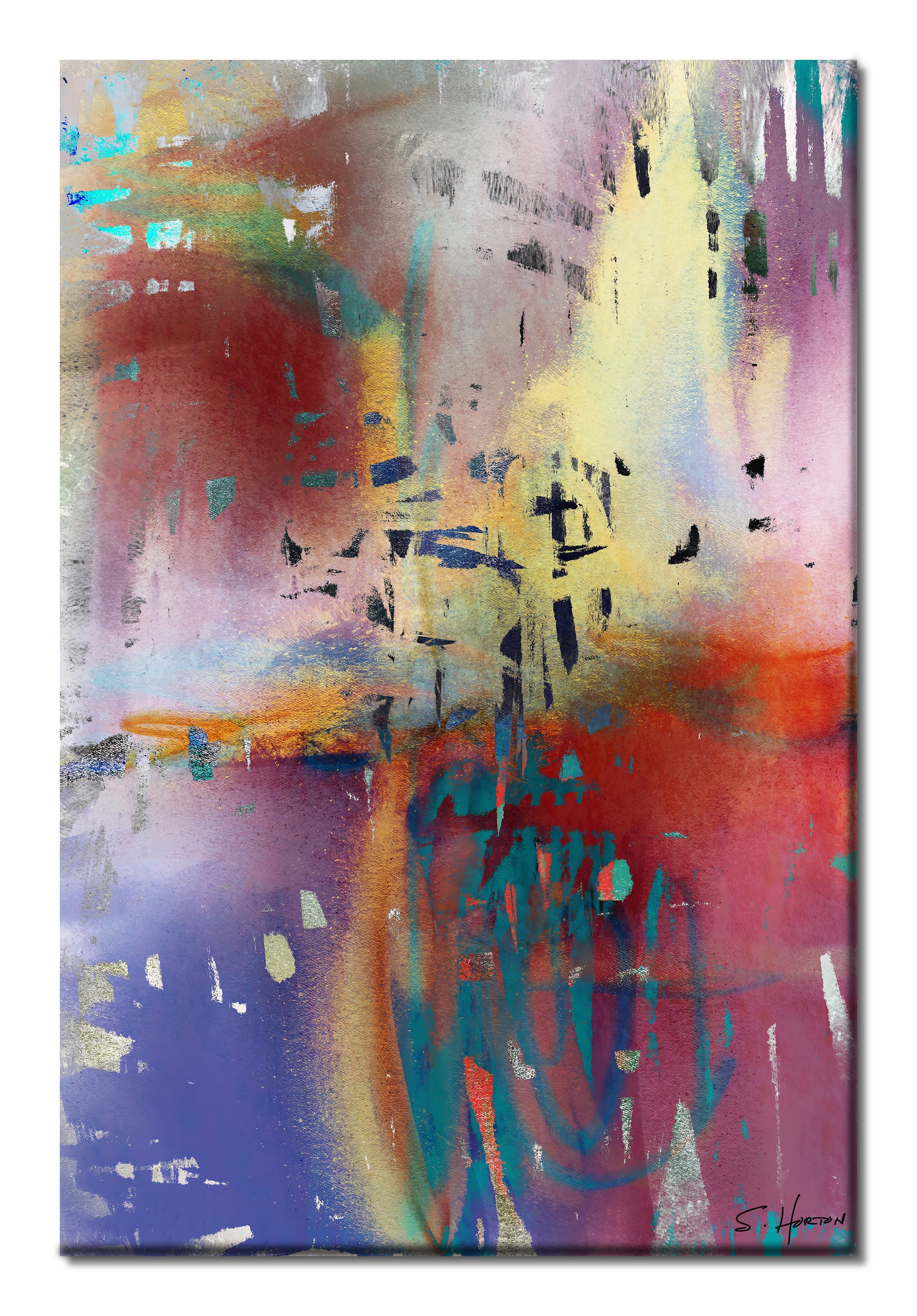 Tropical Dreams", Abstracts, Digital Art, Giclée on Canvas with Signature, 24"x36" or 40"x60", Limited Edition of 50