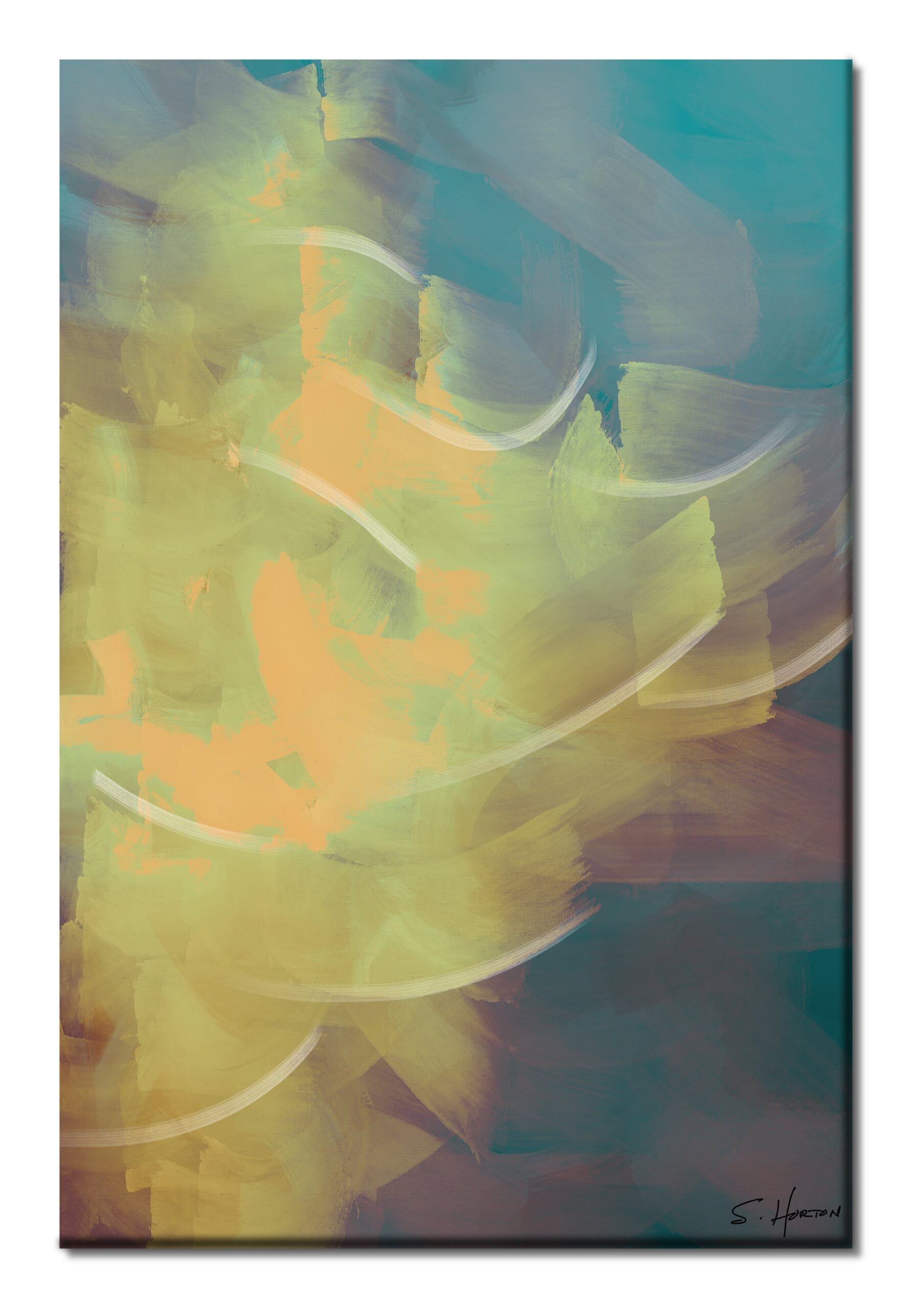 A Wisp of Wind", Abstracts, Digital Art, Giclée on Canvas with Signature, 24"x36" or 40"x60", Limited Edition of 50