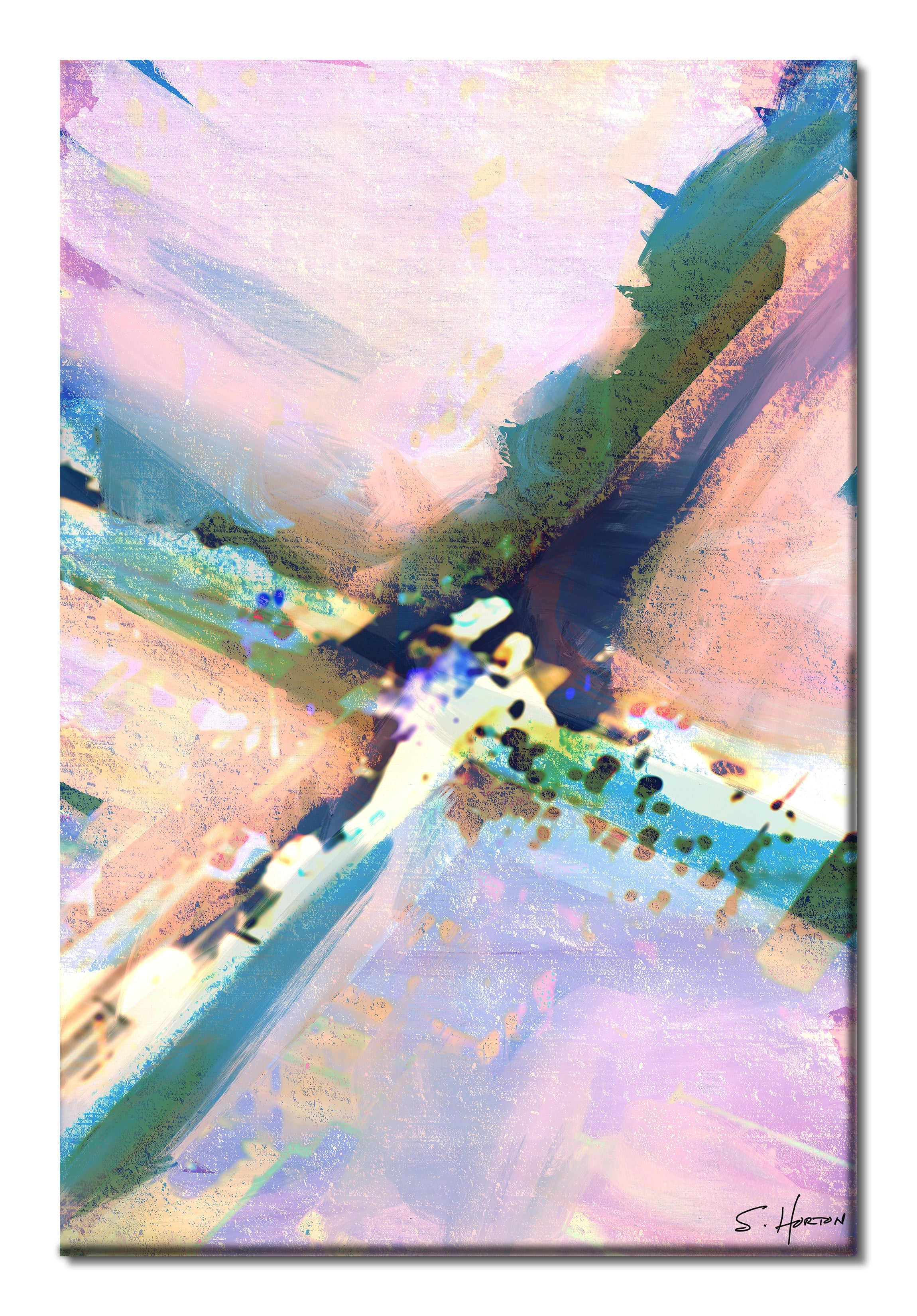 City Centric" 013, Digital Art, Giclée on Canvas with Signature, 24"x36" or 40"x60", Limited Edition of 50