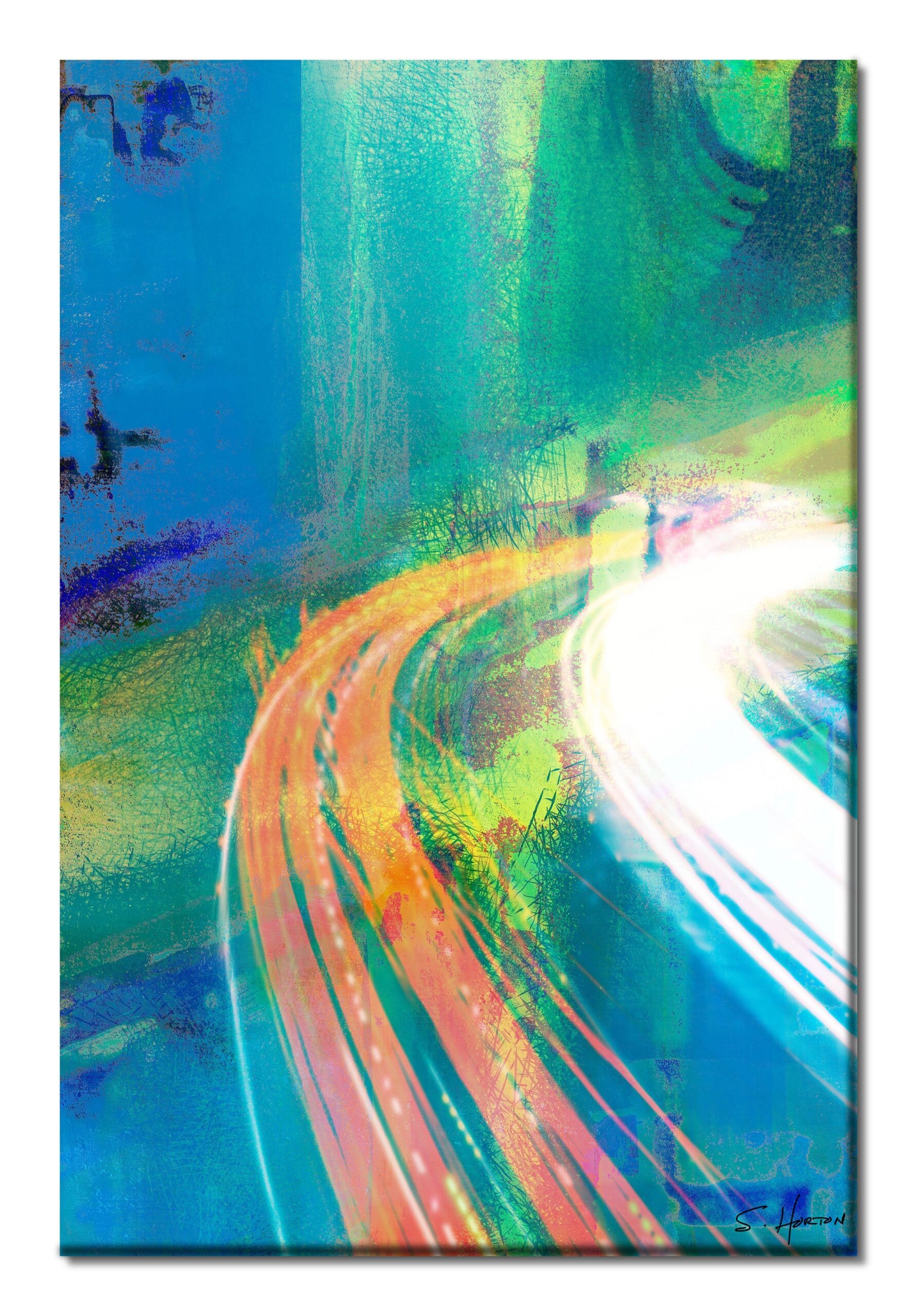 City Centric" 015, Digital Art, Giclée on Canvas with Signature, 24"x36" or 40"x60", Limited Edition of 50
