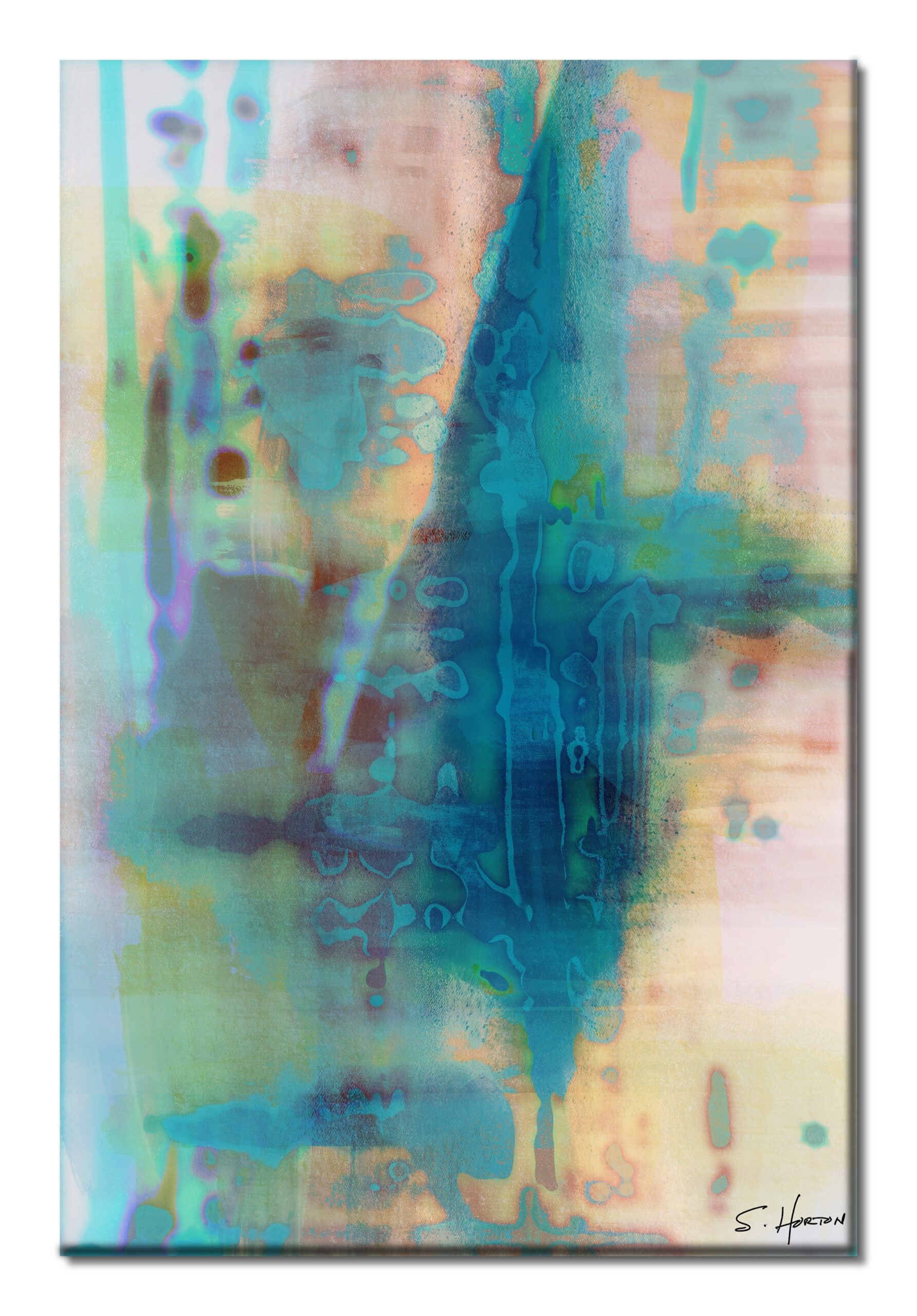 City Centric" 005, Abstract, Digital Art, Giclée on Canvas with Signature, 24"x36" or 40"x60", Limited Edition of 50