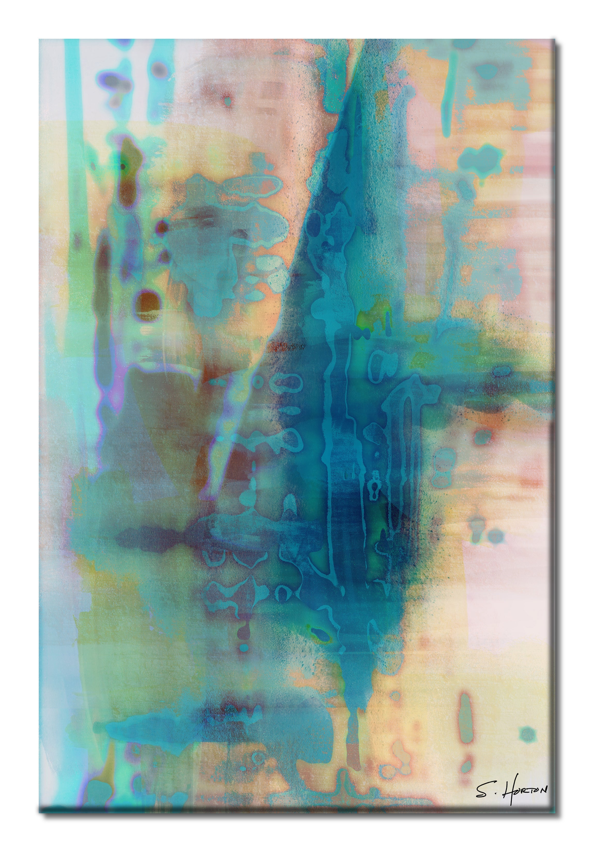 City Centric" 005, Abstract, Digital Art, Giclée on Canvas with Signature, 24"x36" or 40"x60", Limited Edition of 50