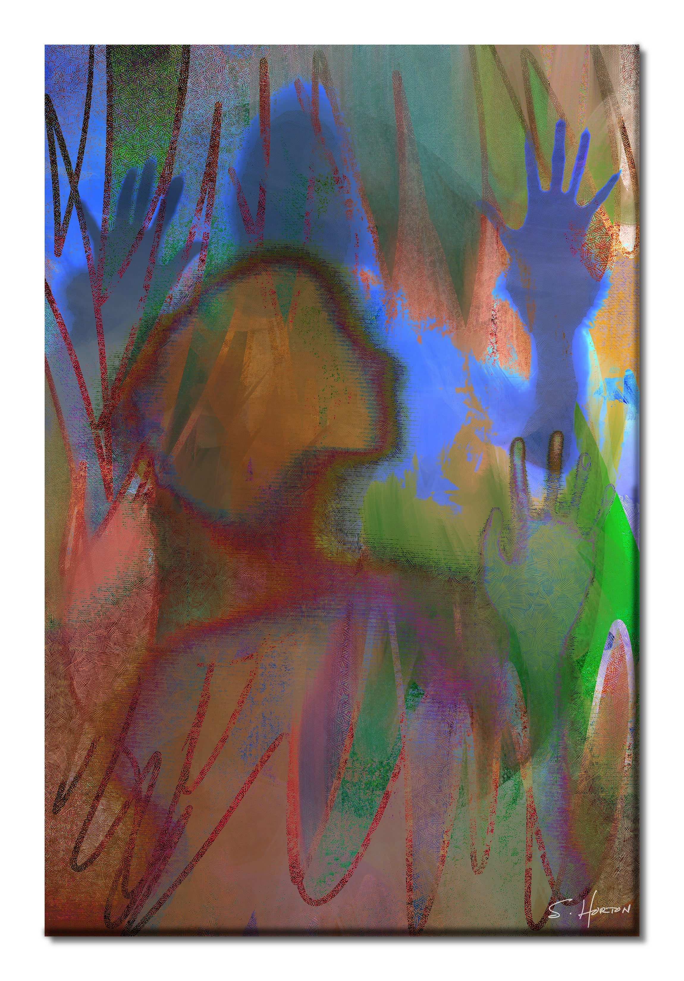 The Space Between Us", Digital Art, Giclée on Canvas with Signature, 24"x36" or 40"x60", Limited Edition of 50