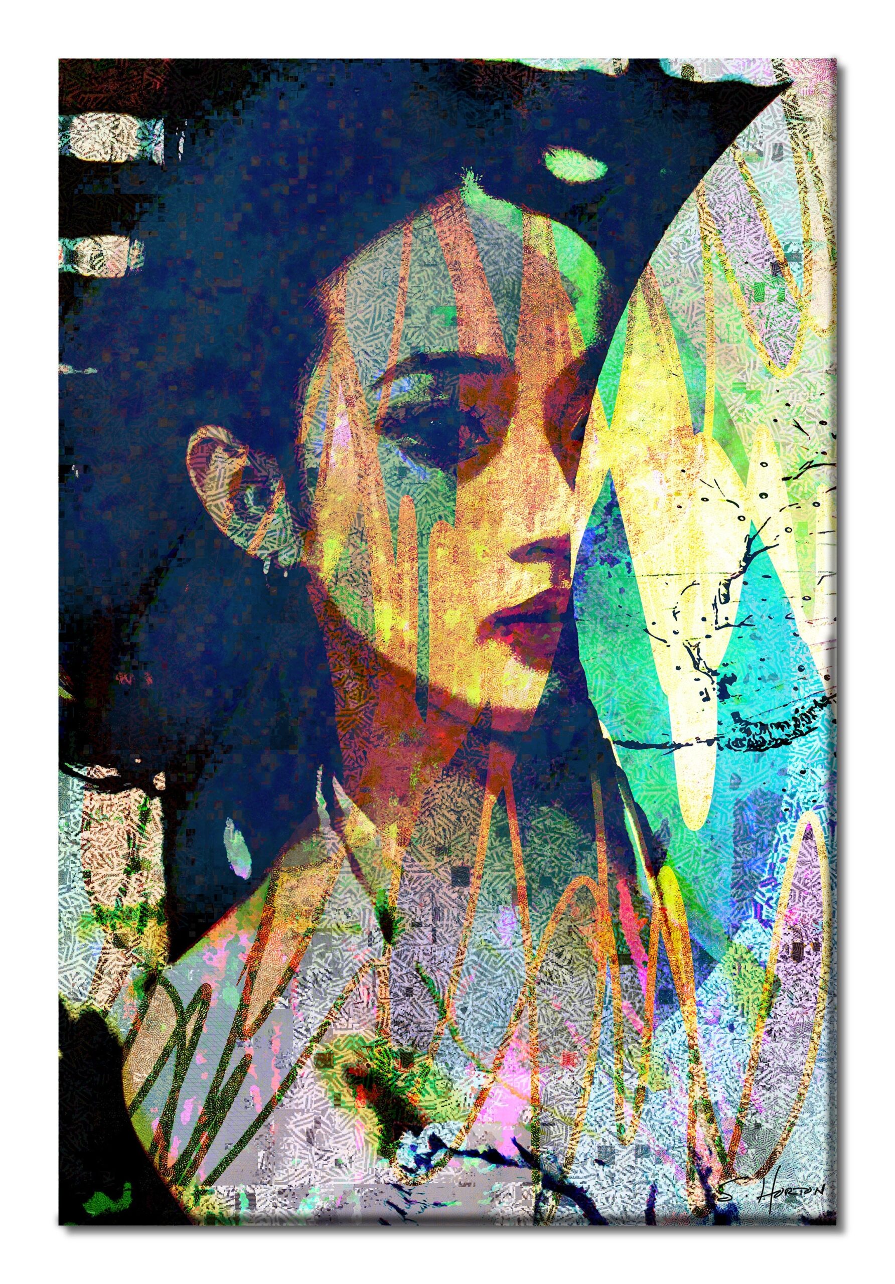 A Reclusive Moment", She Vibes, Digital Art, Giclée on Canvas with Signature, 24"x36" or 40"x60", Limited Edition of 50