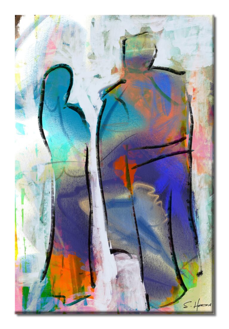 The King and I", Digital Art, Giclée on Canvas with Signature, 24"x36" or 40"x60", Limited Edition of 50