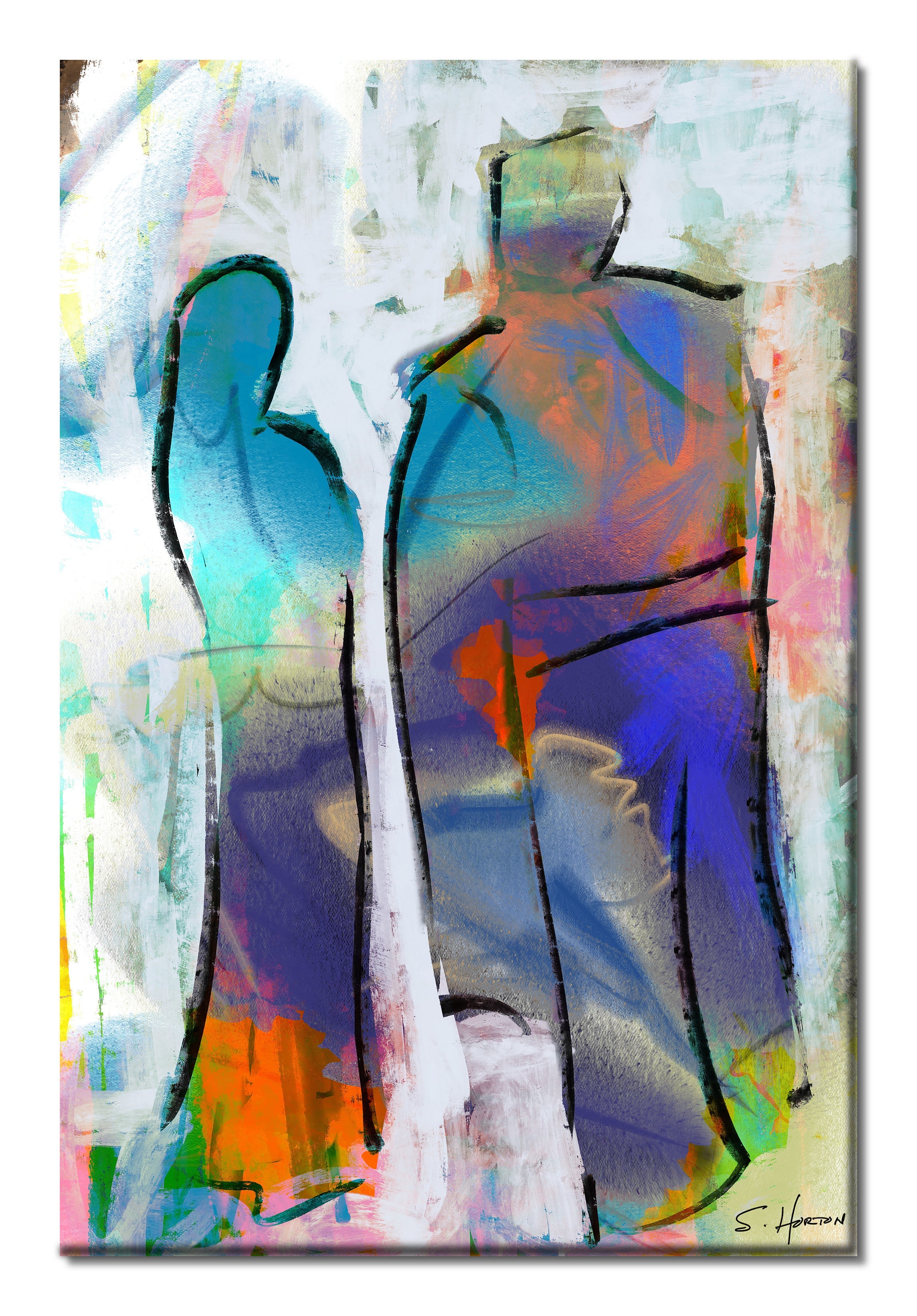 The King and I", Digital Art, Giclée on Canvas with Signature, 24"x36" or 40"x60", Limited Edition of 50