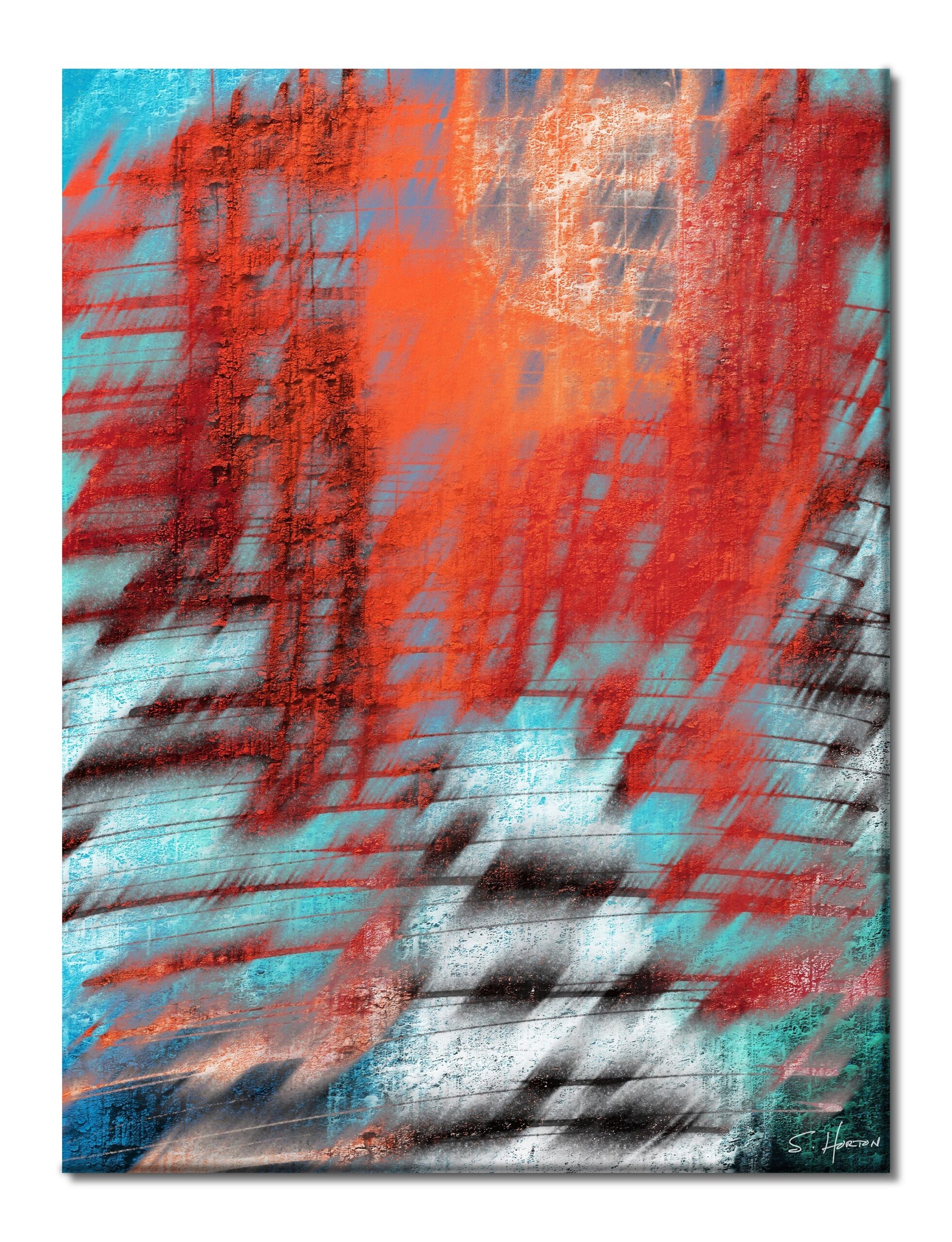 String Harmonics", Abstracts, Digital Art, Giclée on Canvas with Signature, 30"x40", Limited Edition of 50